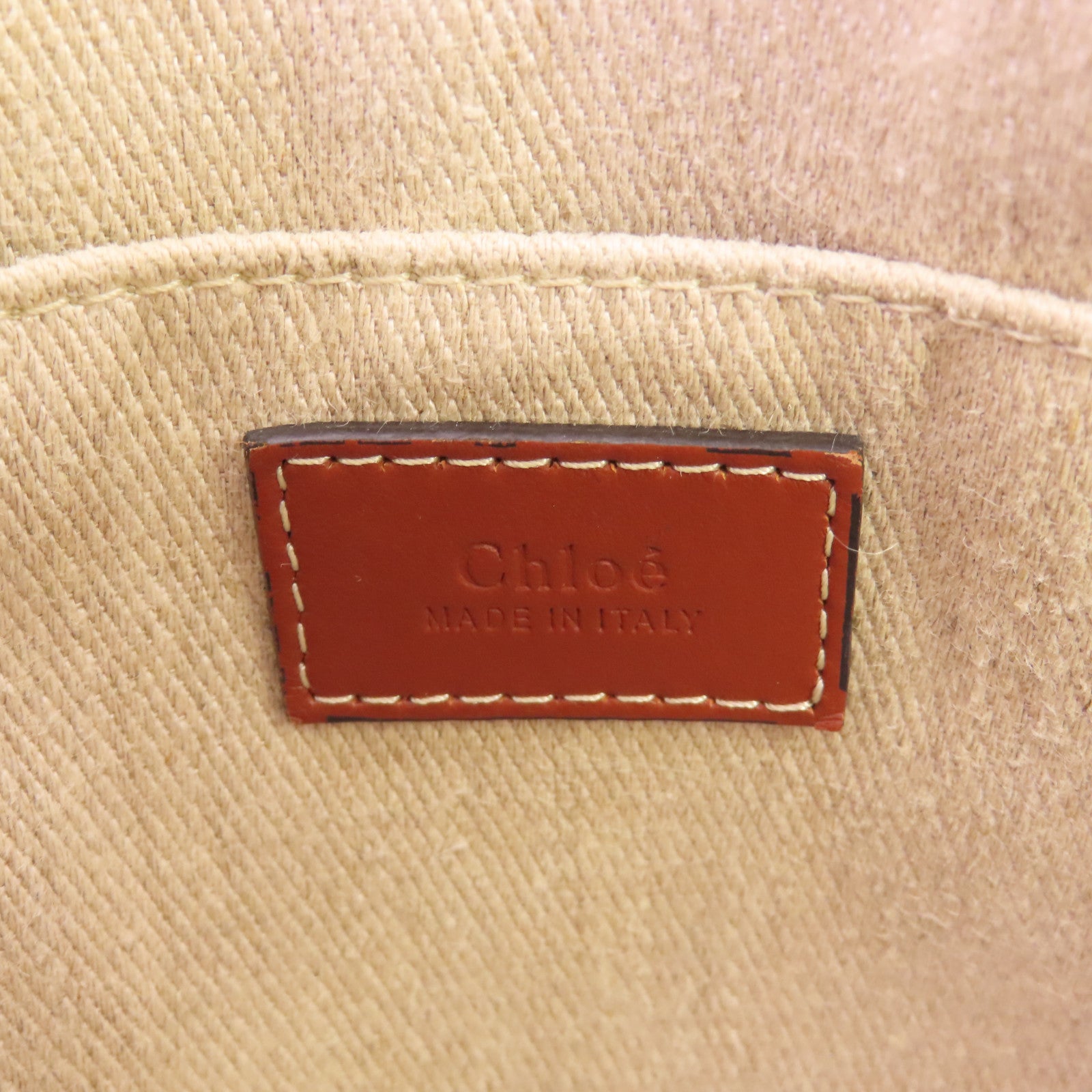 Chloe 【激減優惠】帆布Woody Tote Bag肩背袋