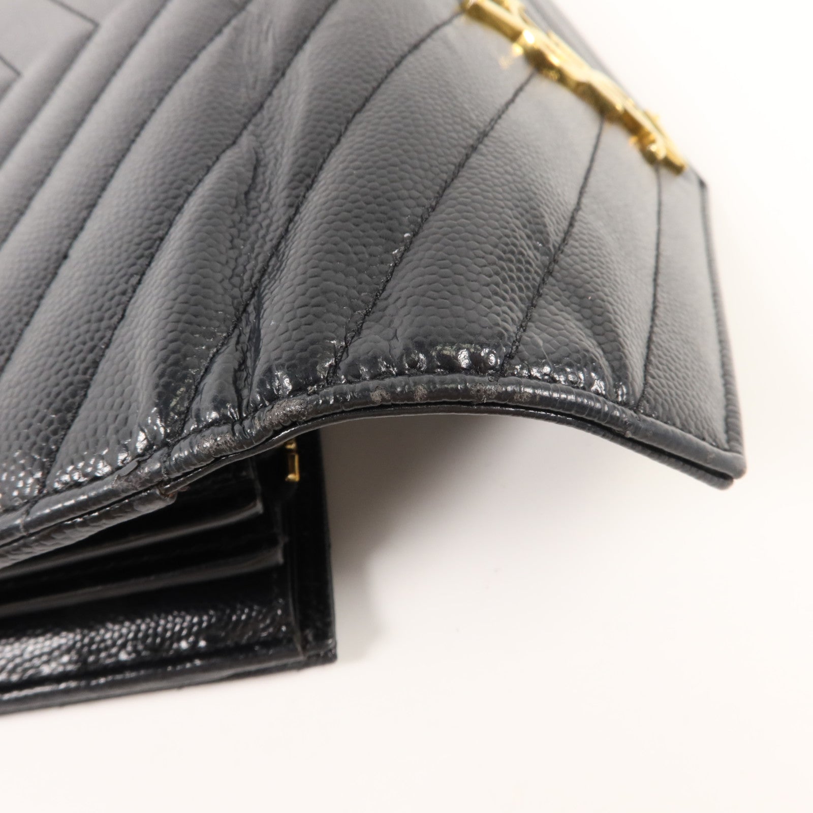 SAINT LAURENT 牛皮皮革Long Wallet長錢包