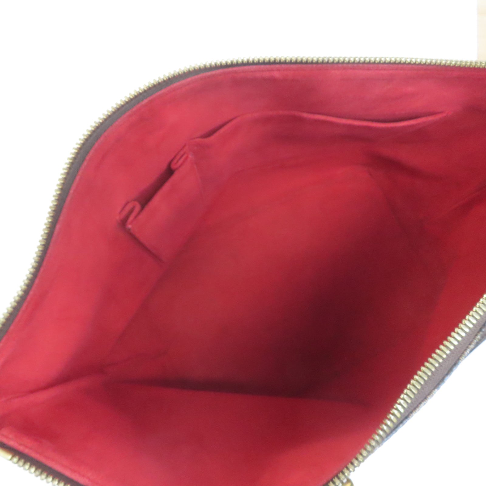 LOUIS VUITTON Damier Saleya MM金扣肩背袋啡色