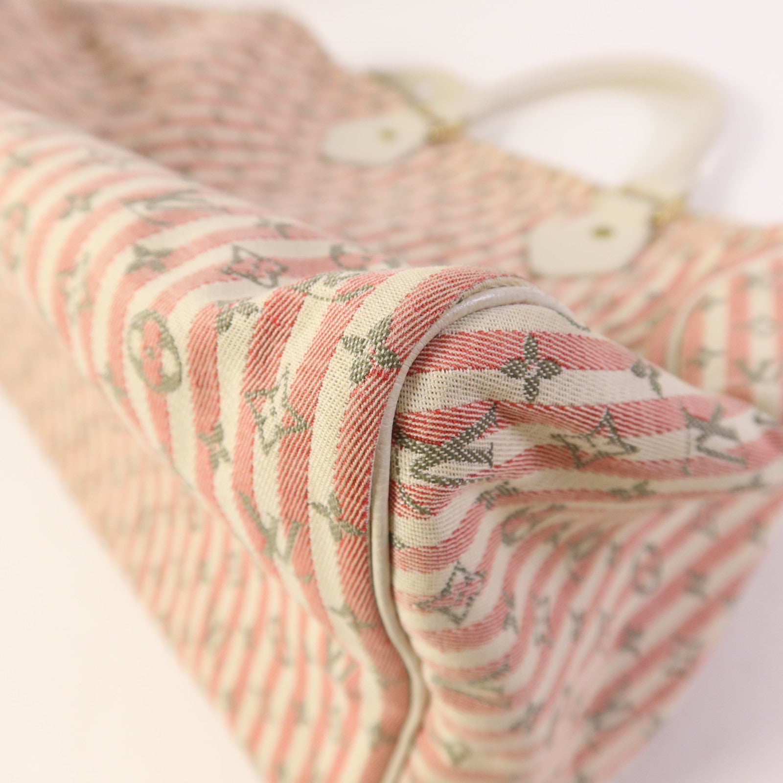 LOUIS VUITTON Monogram Mini Lin Croisette Speedy 30金扣肩背袋