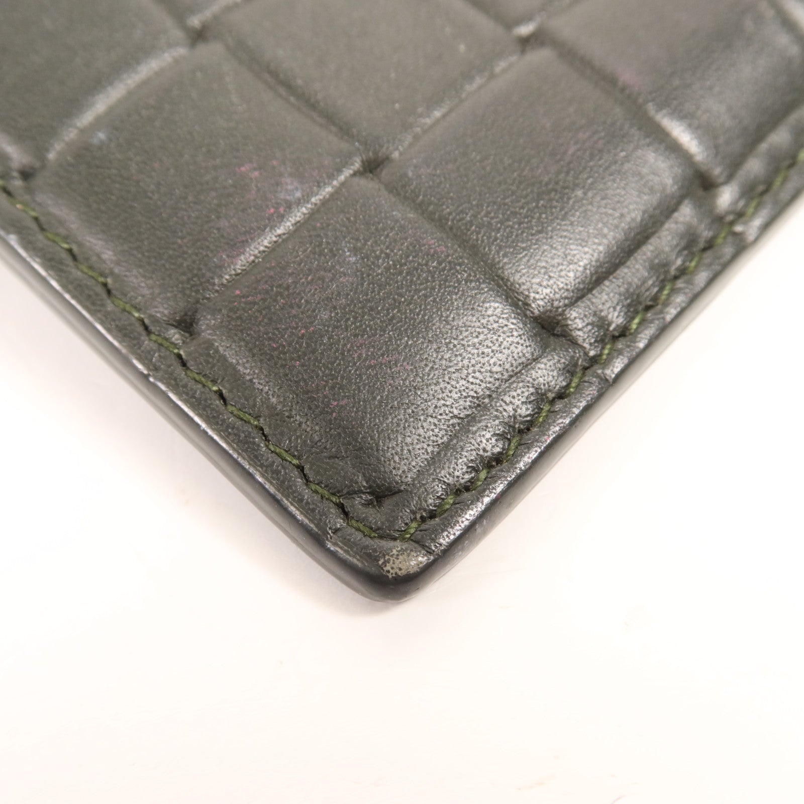 BOTTEGA VENETA 牛皮皮革Card Case銀扣卡片套