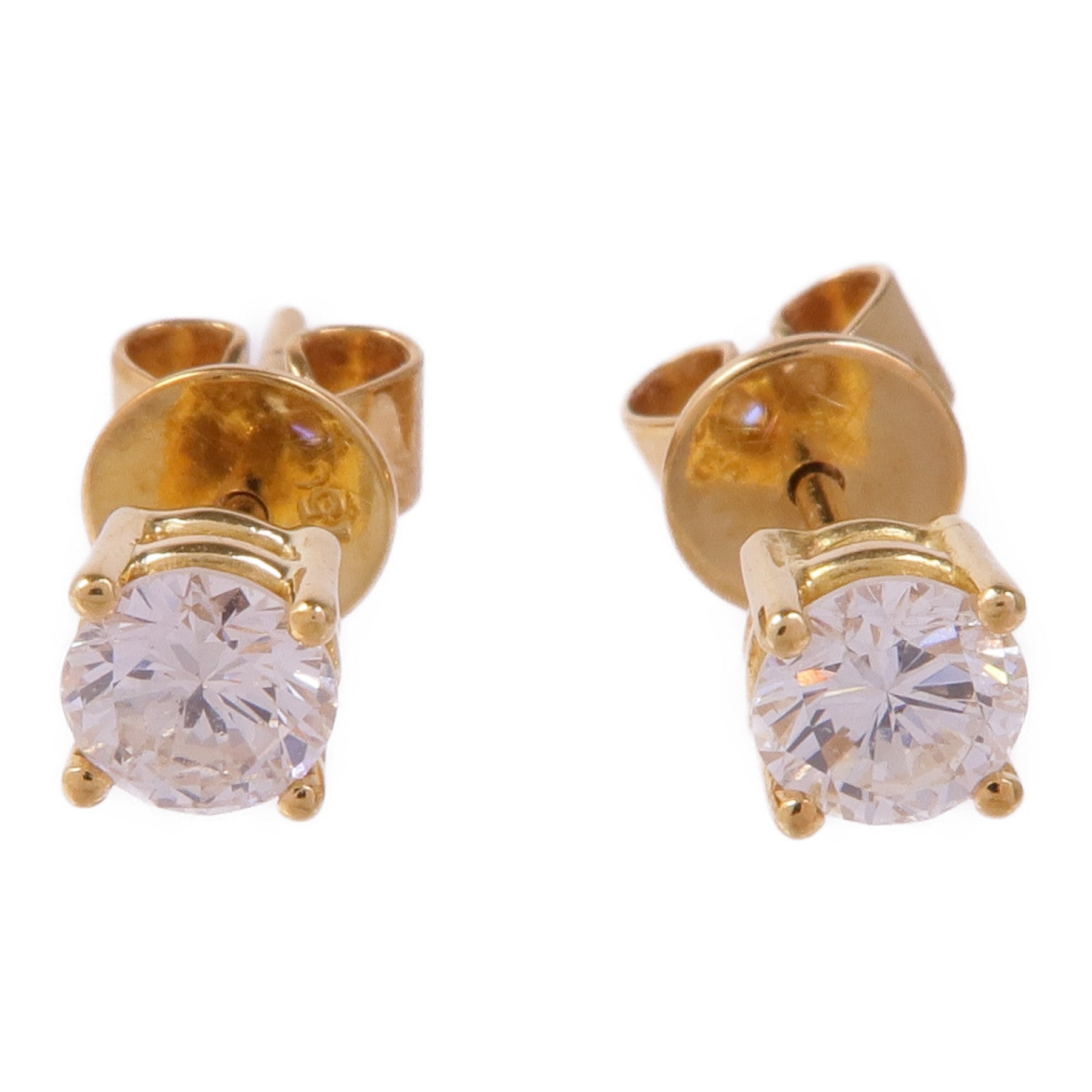 JEWELRY 【激減優惠】18K黃金Diamond Earrings鑽石耳環