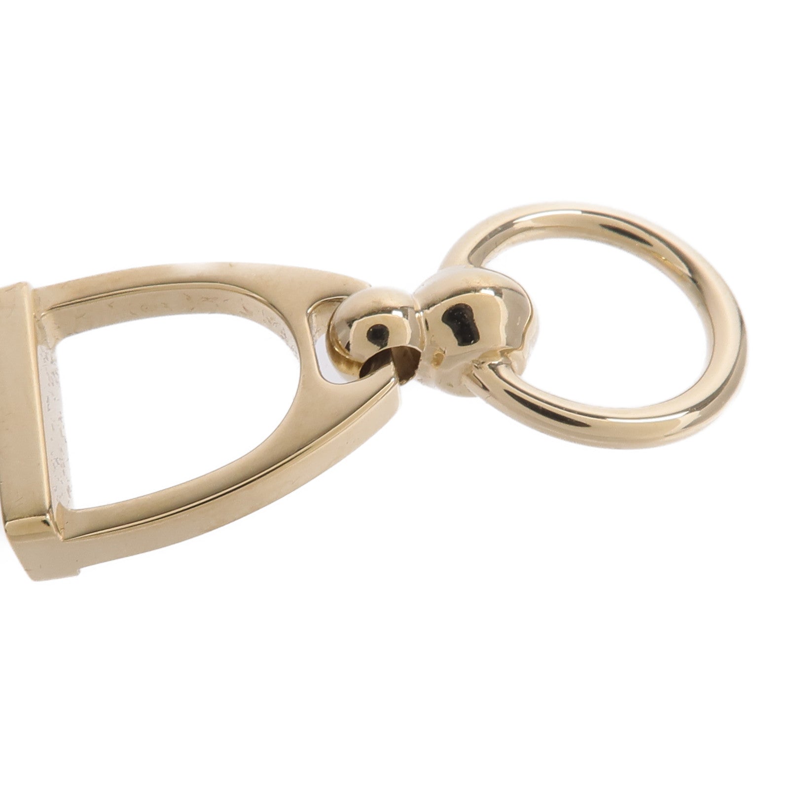 HERMES 黃銅Charms Etrier Twilly Ring絲巾扣