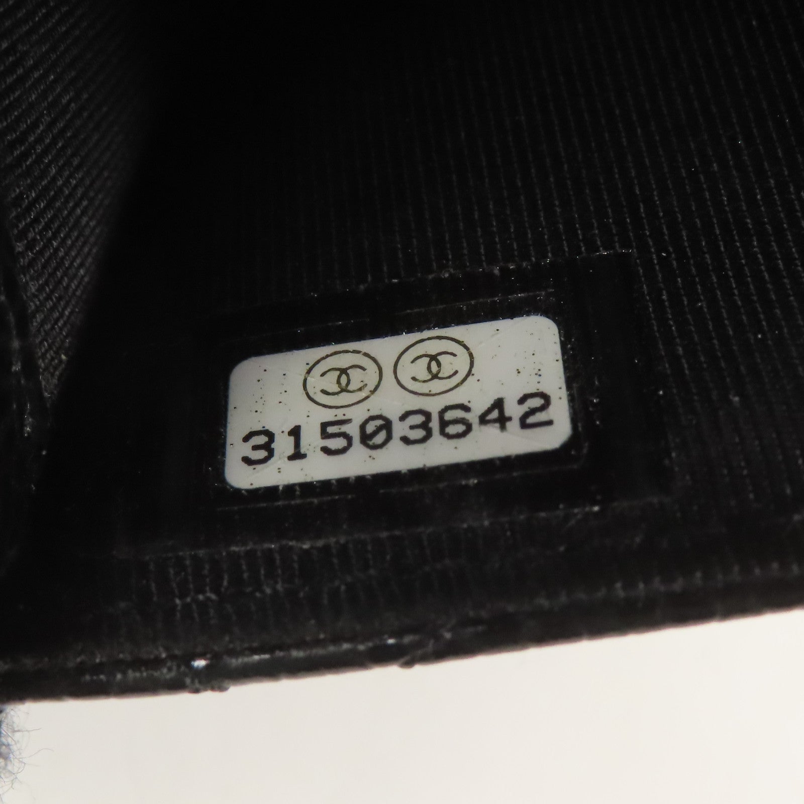 CHANEL 牛皮皮革Card case金扣卡片套