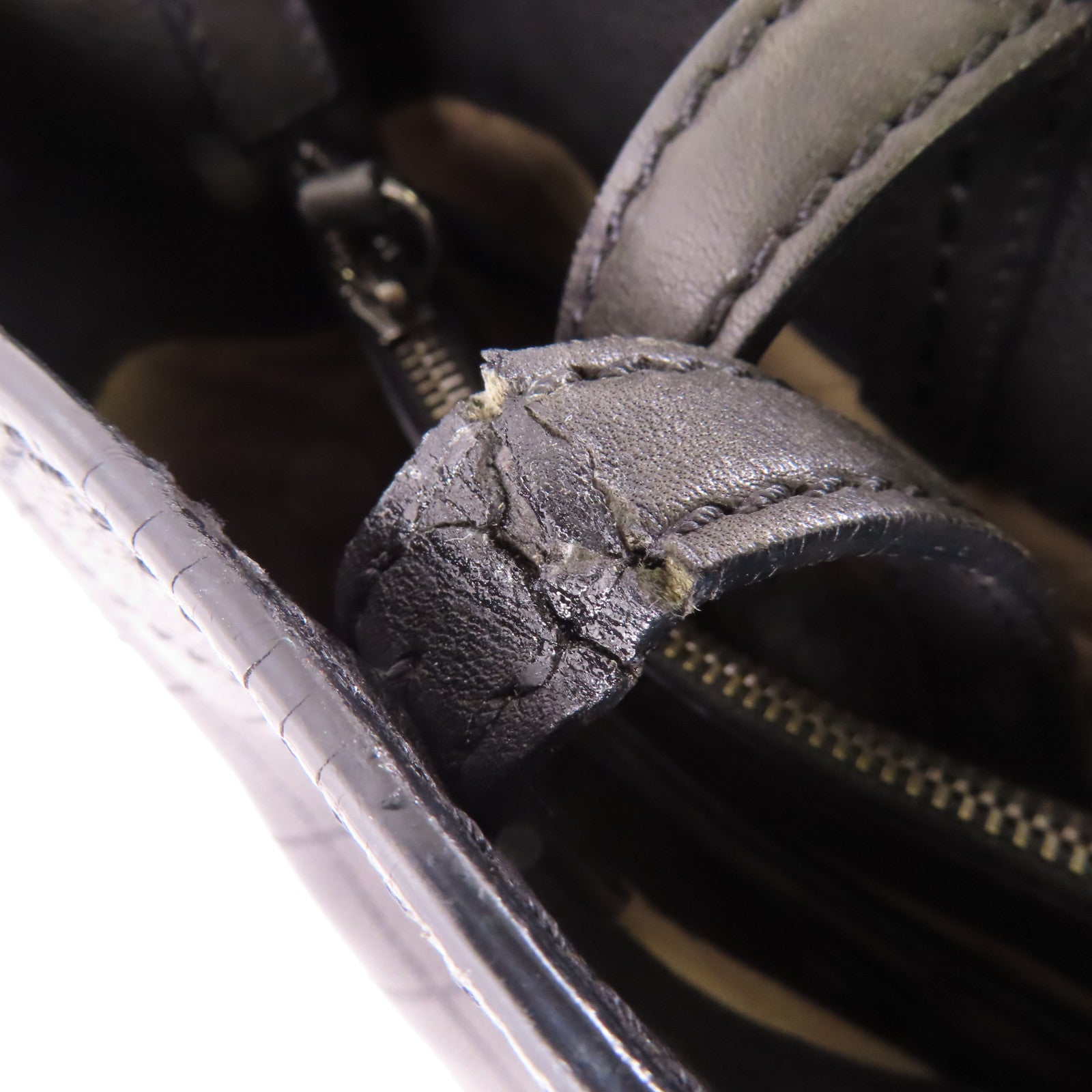 CHANEL 牛皮皮革2Way Shoulder銀扣手挽肩背兩用袋