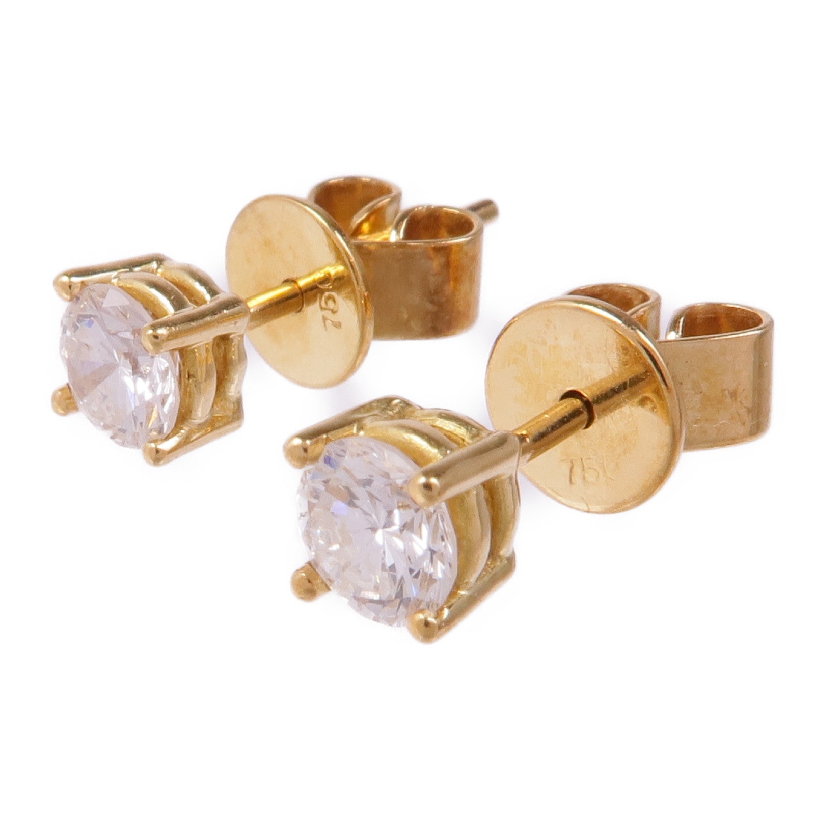 JEWELRY 【激減優惠】18K黃金Diamond Earrings鑽石耳環