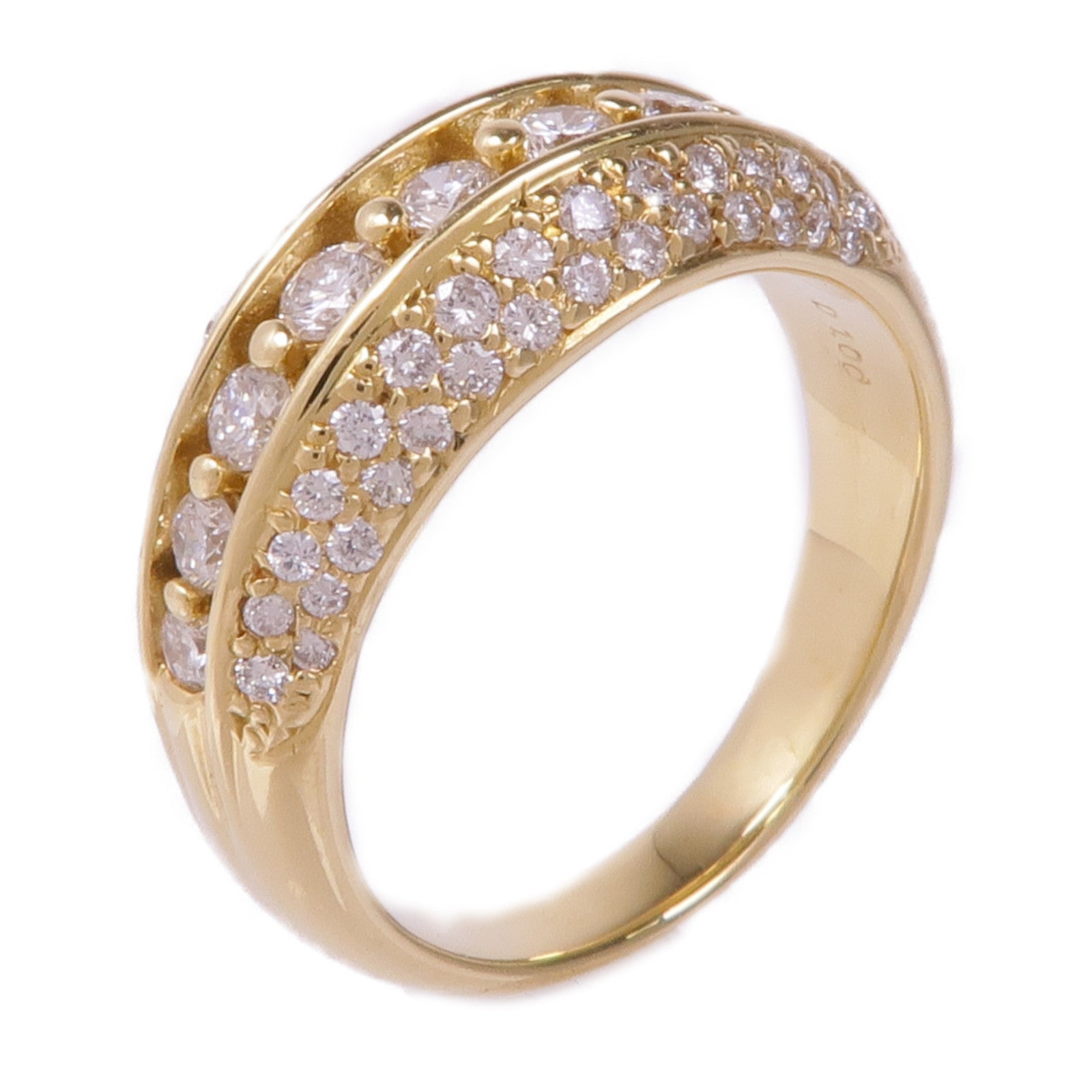 JEWELRY 【激減優惠】18K黃金Diamond Ring鑽石戒指US#6.25