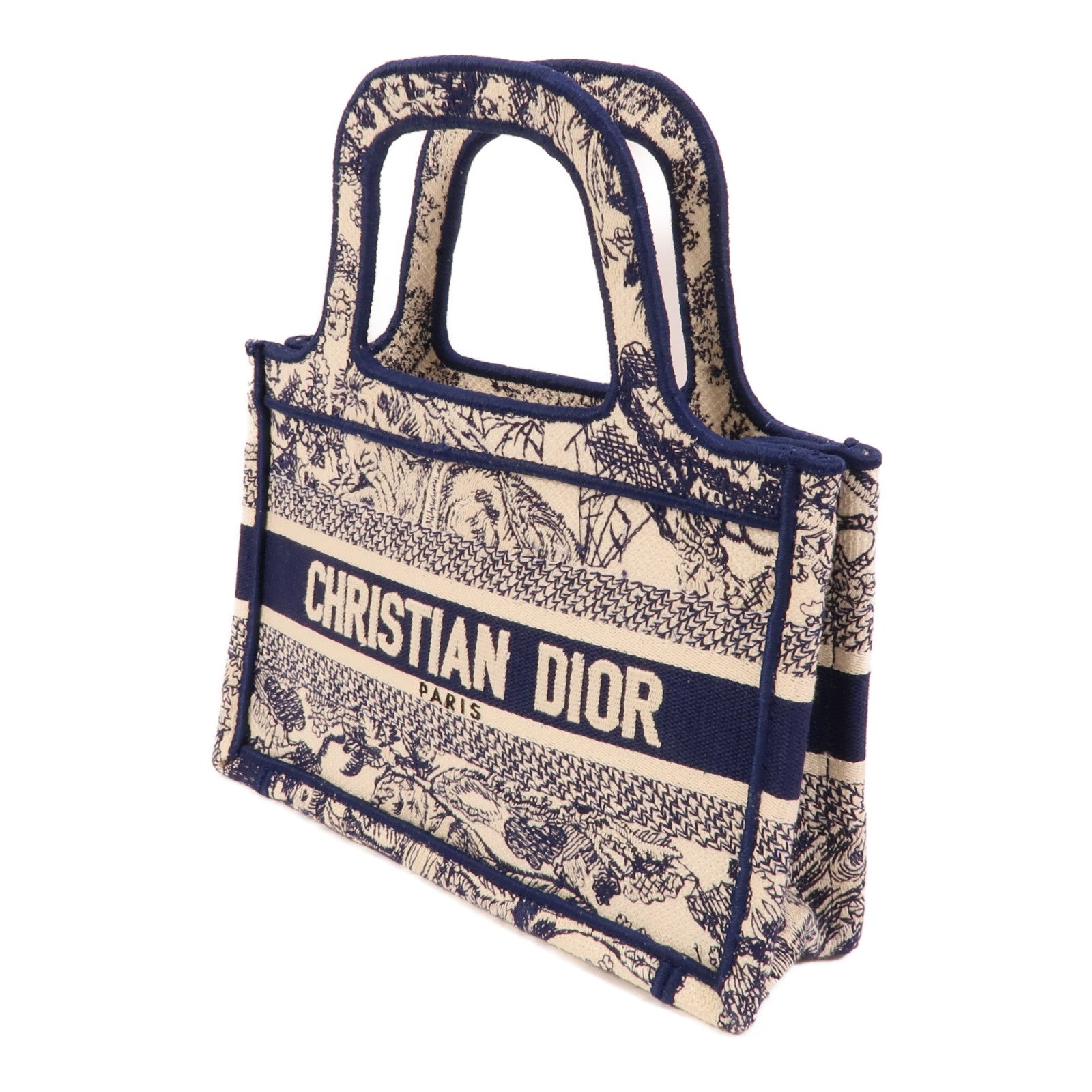 Dior 帆布Mini Dior Book Tote手挽袋