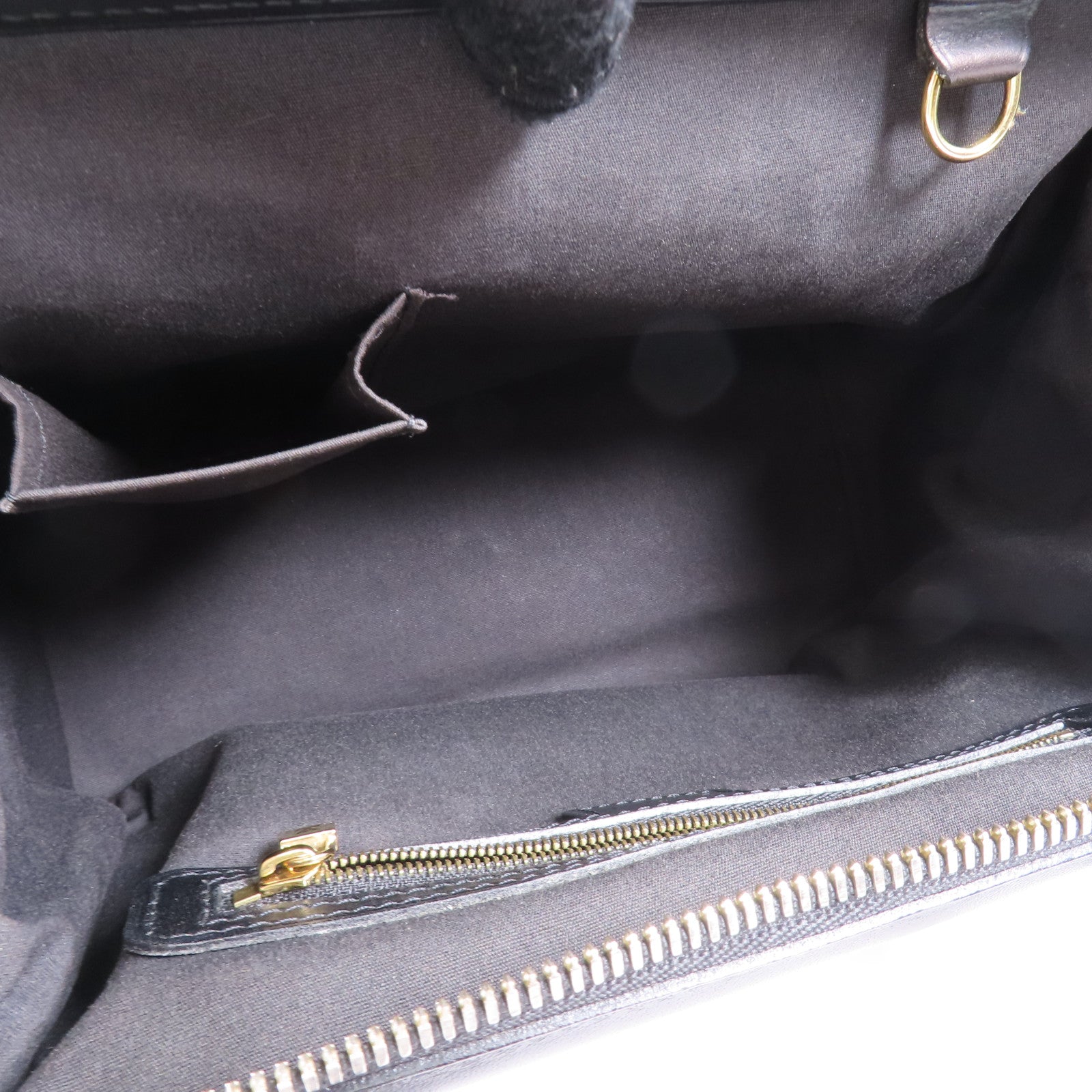 LOUIS VUITTON Monogram Mini Josephine PM金扣肩背袋黑色/米色