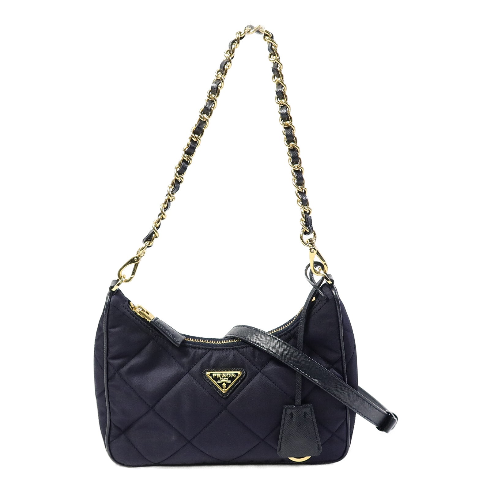 PRADA 尼龍Chaine Re-Nylon Mini手挽肩背兩用袋
