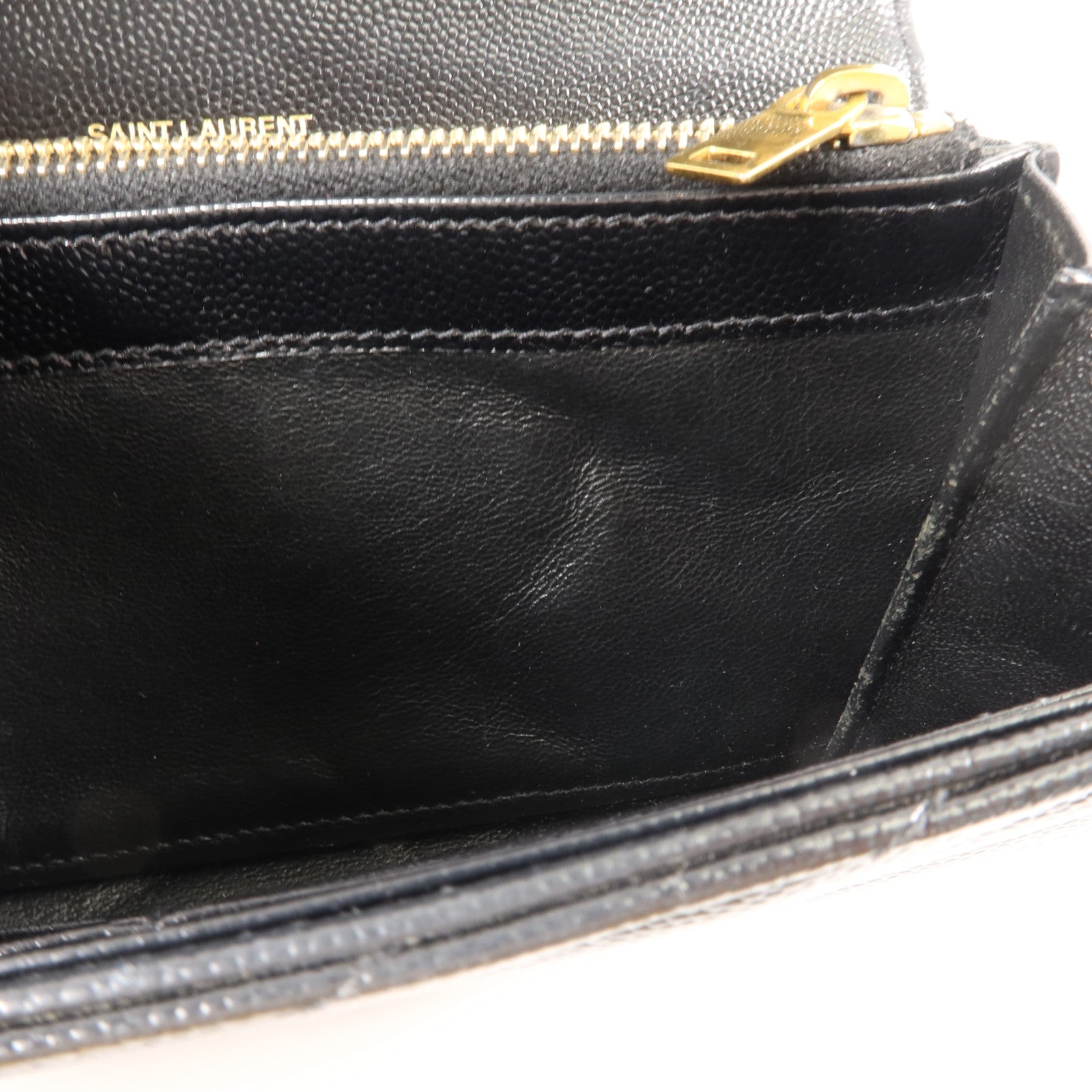SAINT LAURENT 牛皮皮革Long Wallet長錢包