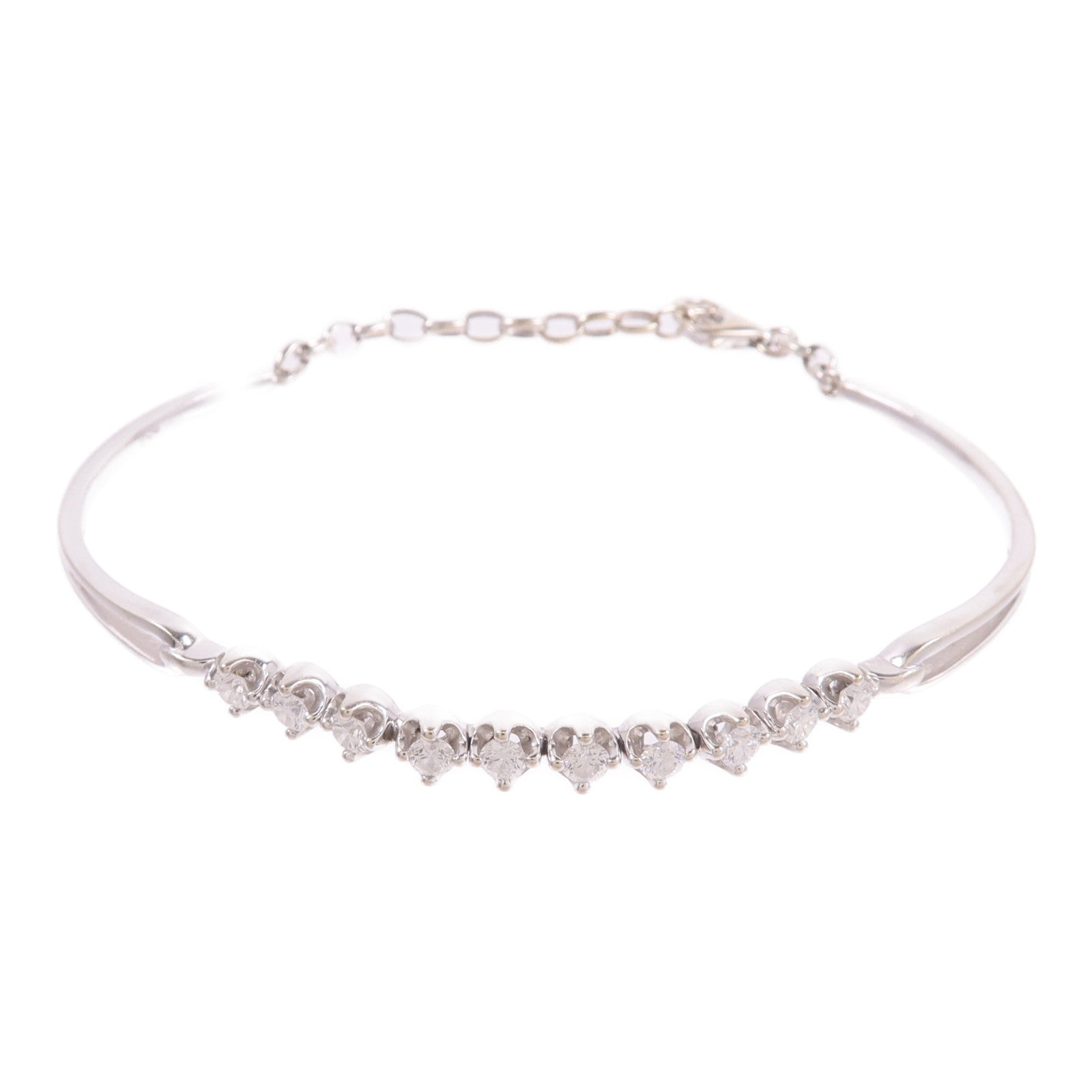 JEWELRY 18K白金Diamond Bracelet鑽石手鏈