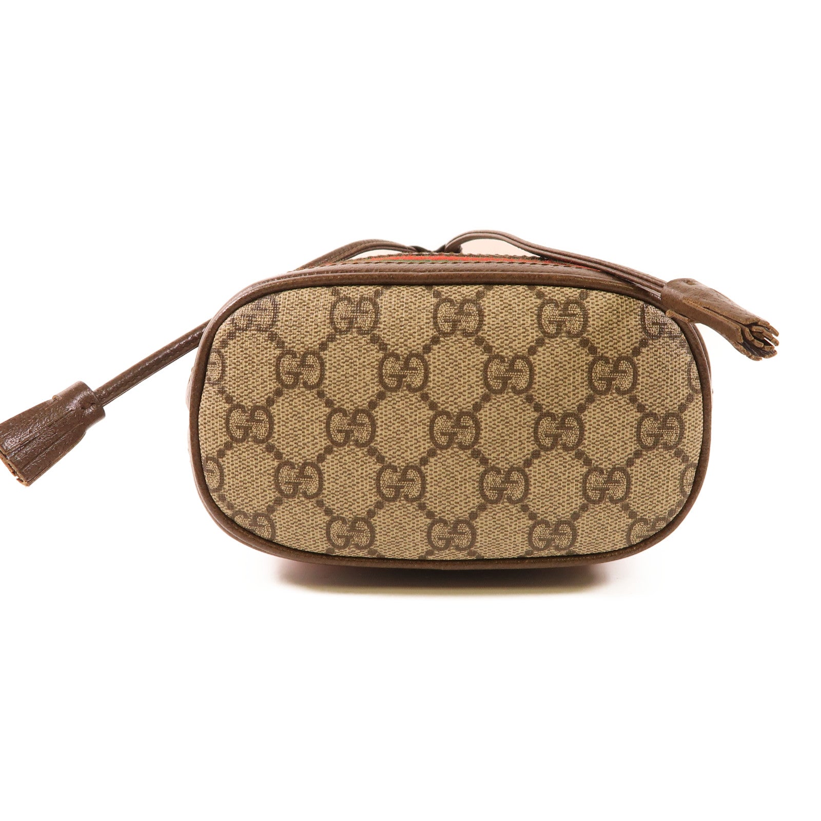 GUCCI 塗層帆布Ophidia Bucket Bag金扣肩背袋
