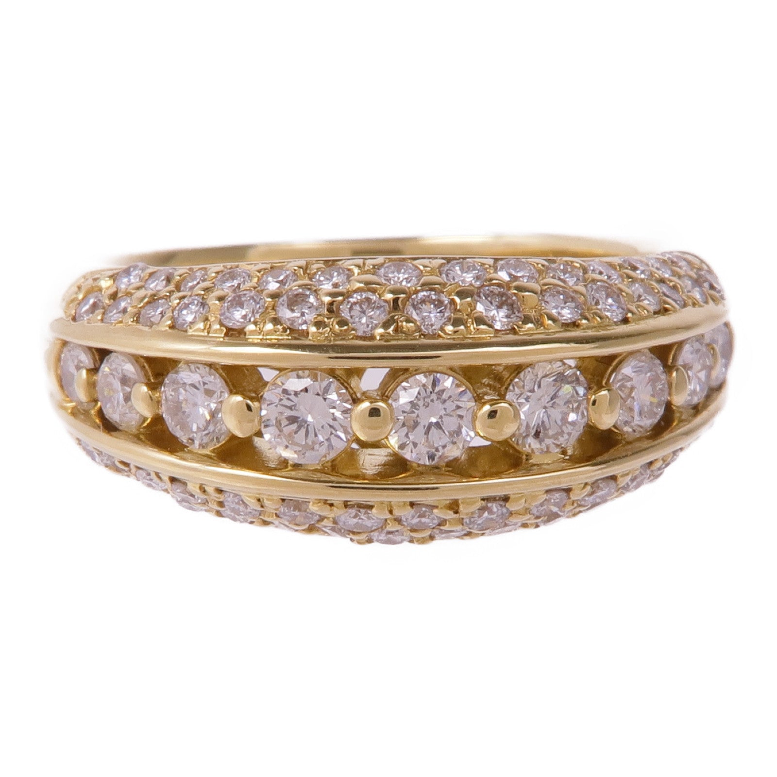 JEWELRY 【激減優惠】18K黃金Diamond Ring鑽石戒指US#6.25