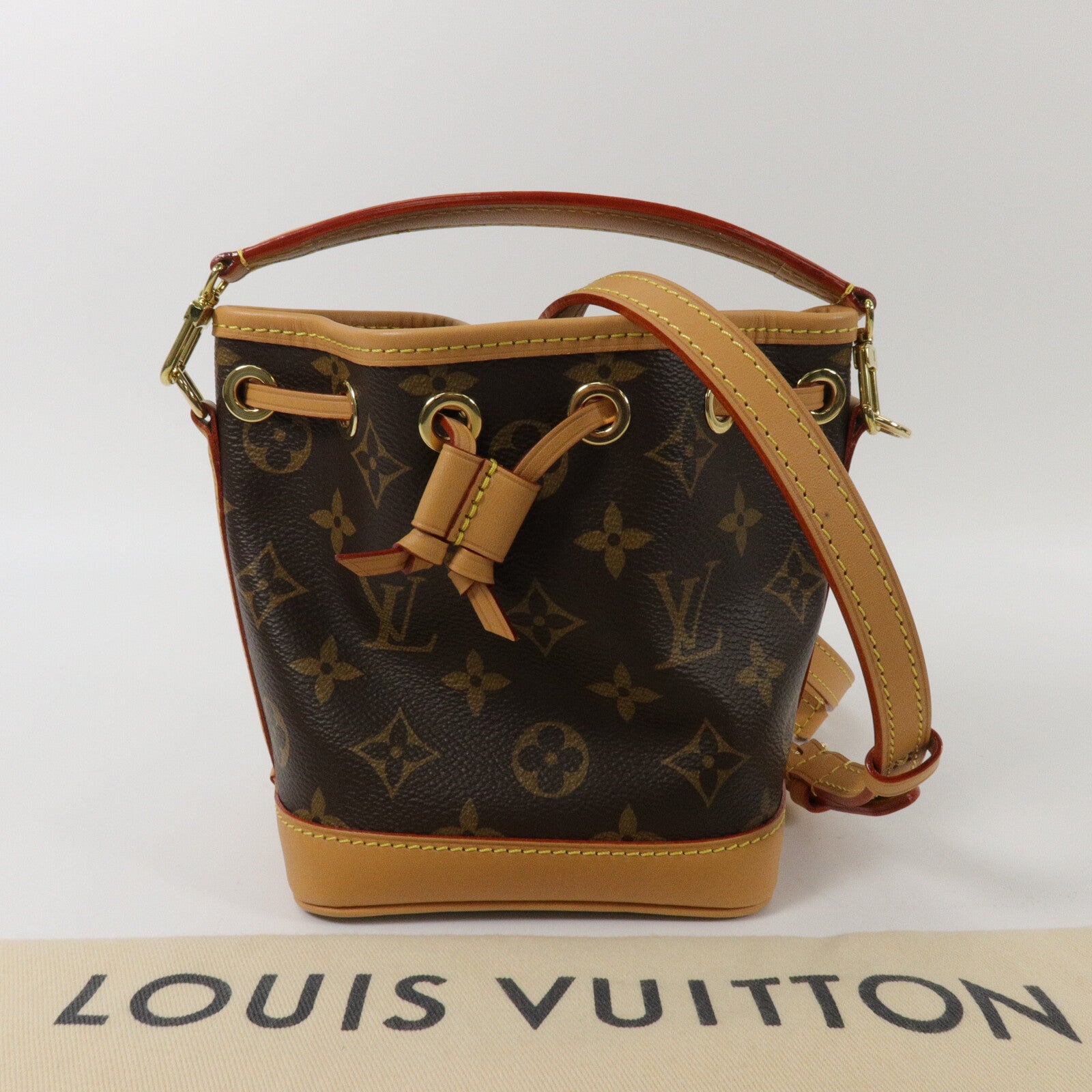 LOUIS VUITTON Monogram Nano Noe手挽肩背兩用袋