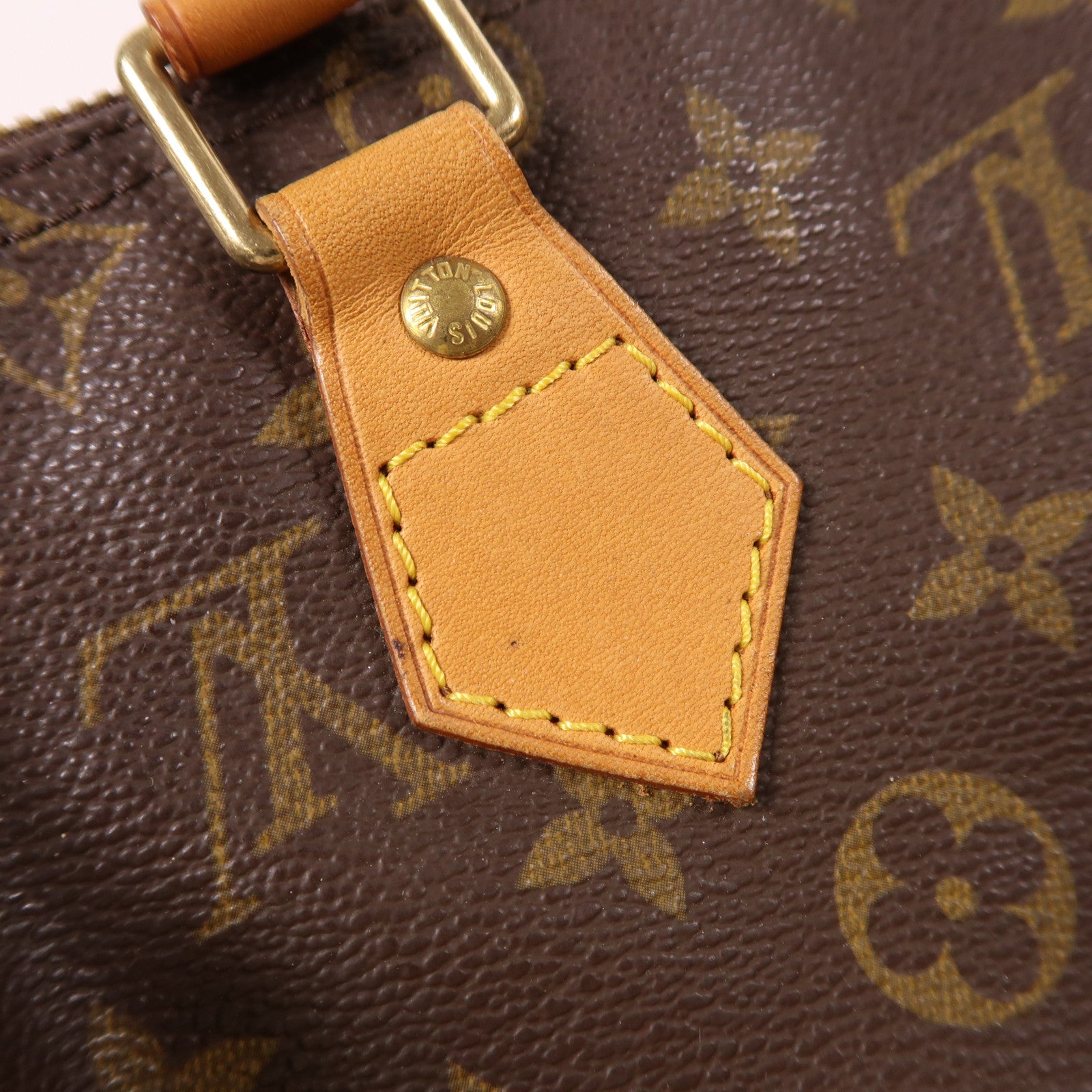 LOUIS VUITTON Monogram Speedy 25金扣手挽袋