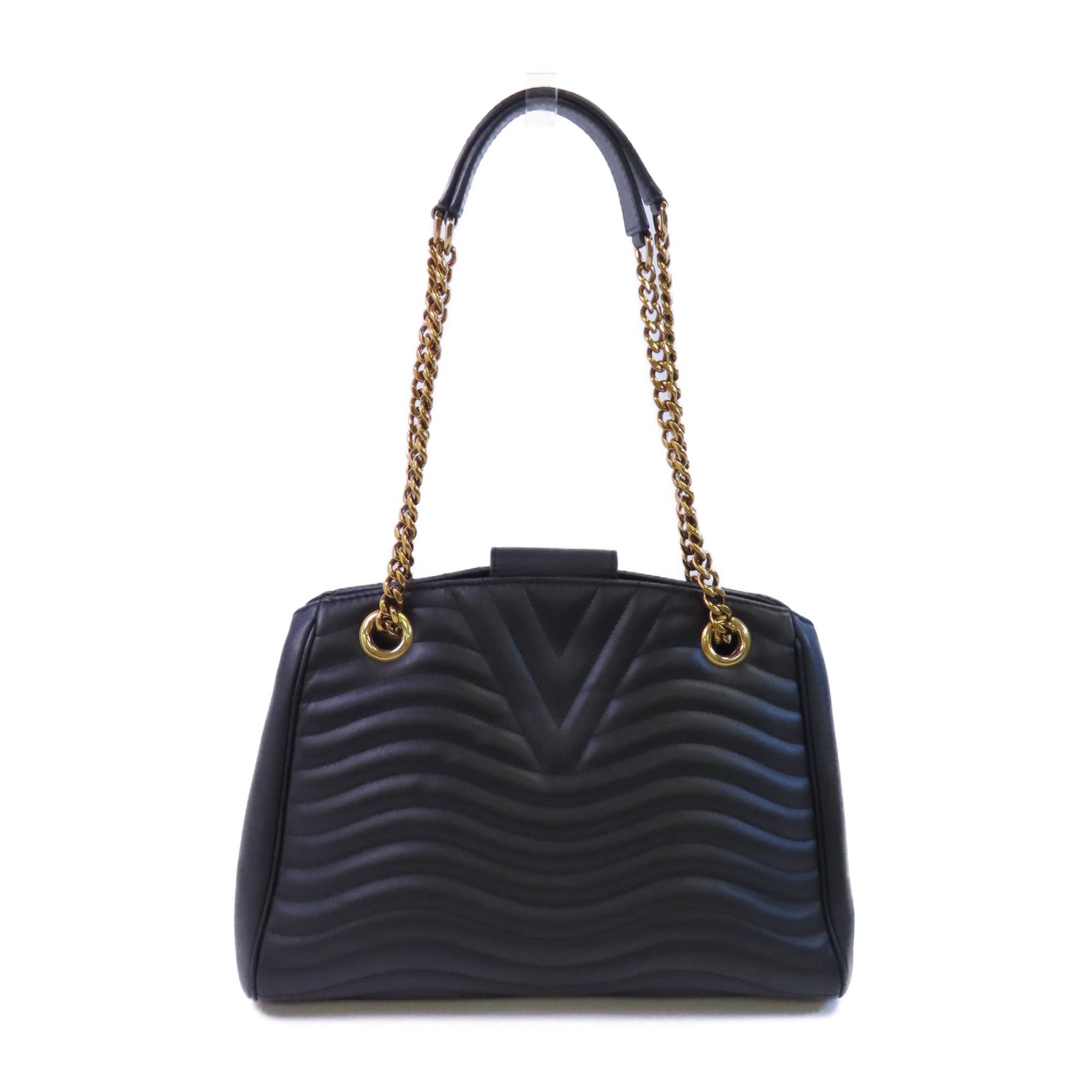 LOUIS VUITTON 【激減優惠】牛皮皮革New Wave金扣鏈帶肩背袋