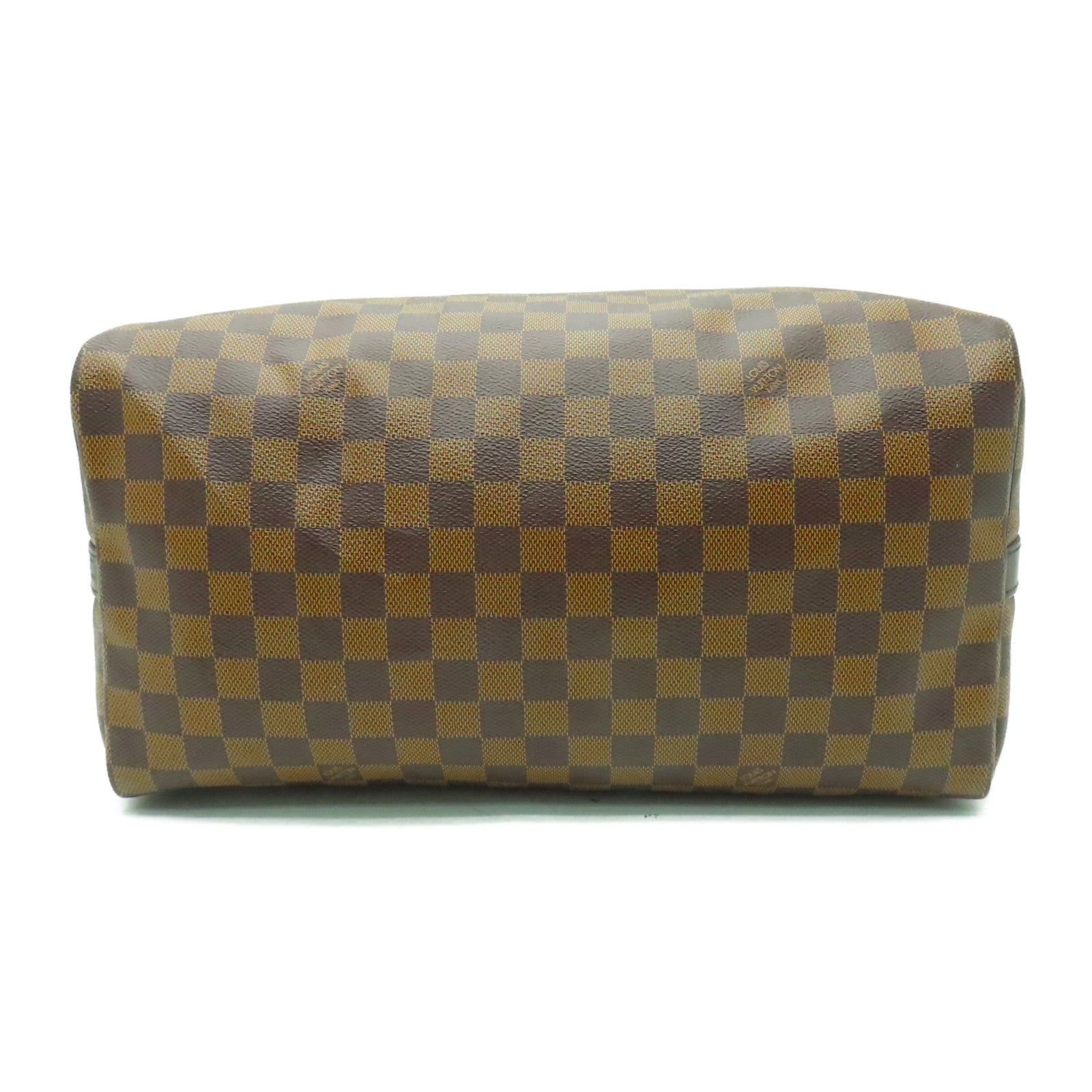 LOUIS VUITTON 【激減優惠】Damier Speedy 35金扣手挽袋啡色