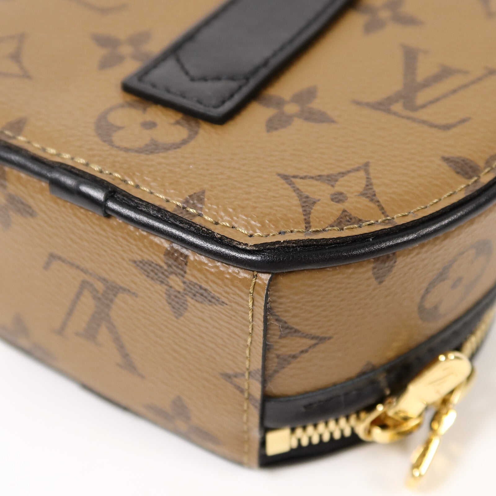 LOUIS VUITTON Monogram Reverse Mini Boite手挽肩背兩用袋