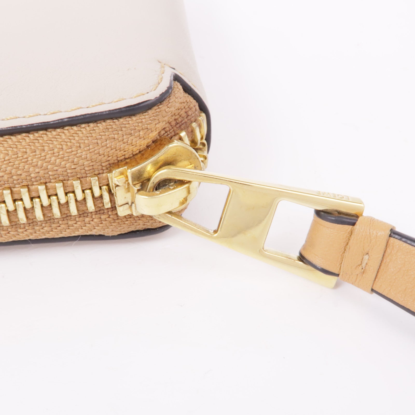LOEWE 牛皮皮革Puzzle Wallet金扣錢包