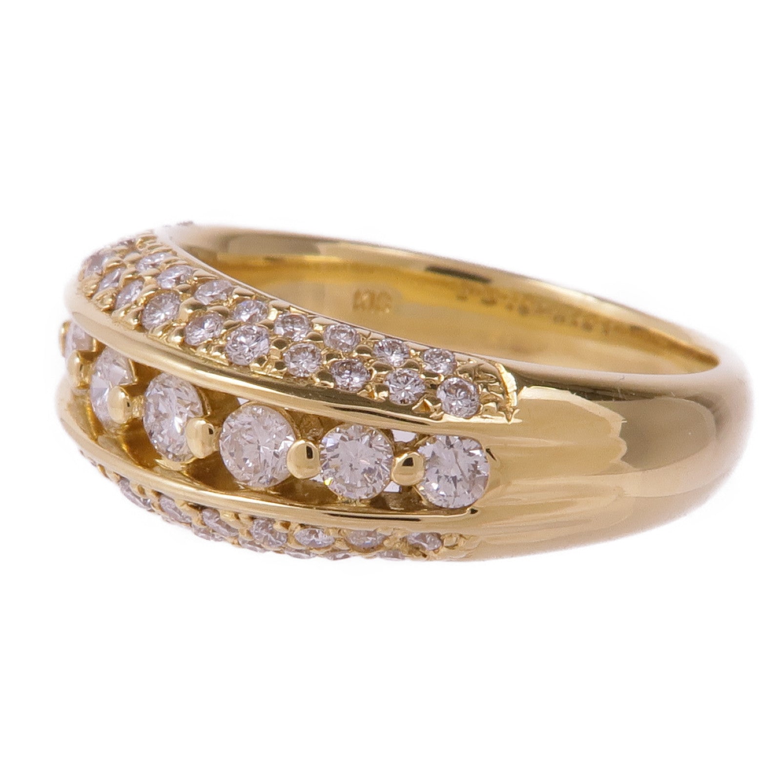 JEWELRY 【激減優惠】18K黃金Diamond Ring鑽石戒指US#6.25