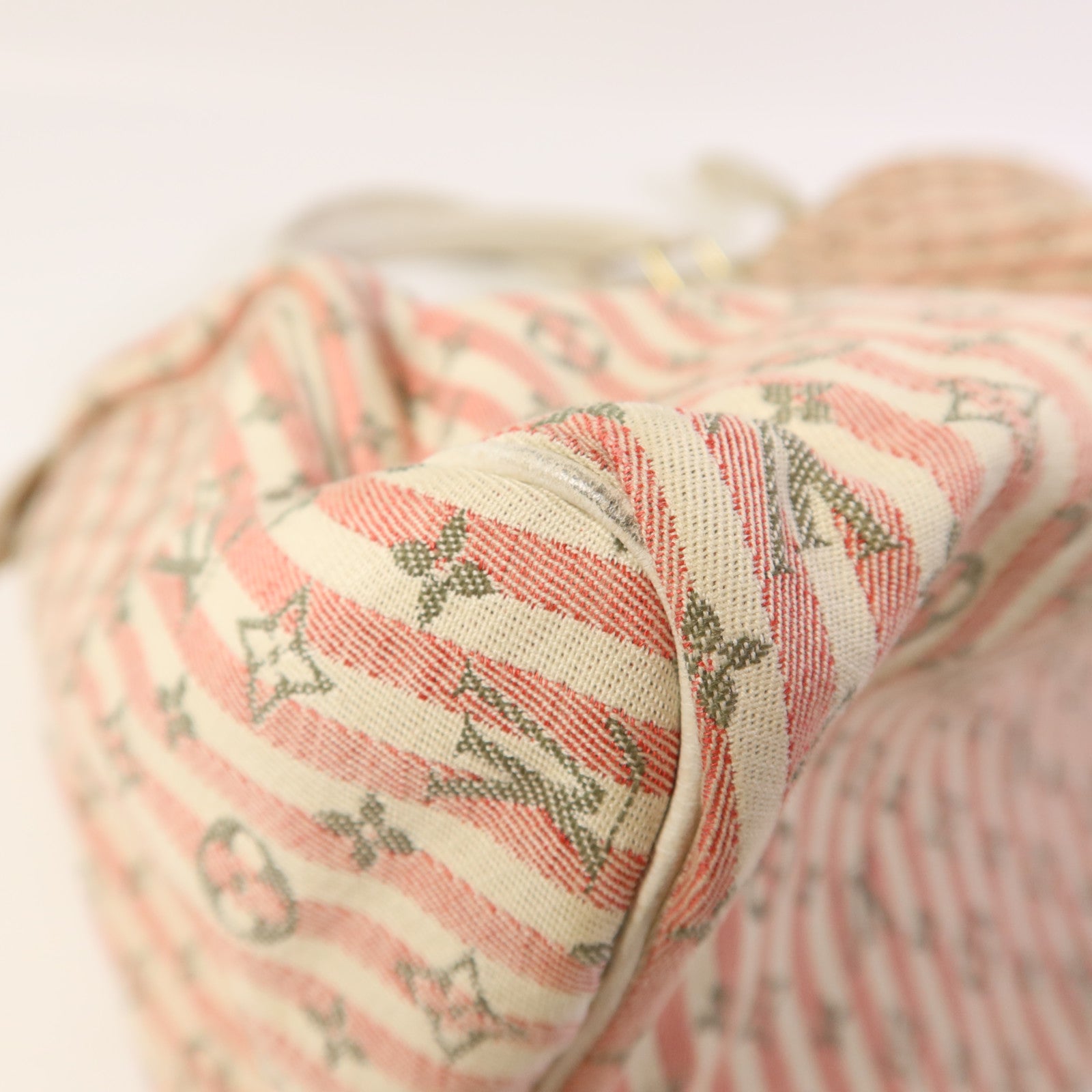 LOUIS VUITTON Monogram Mini Lin Croisette Speedy 30金扣肩背袋