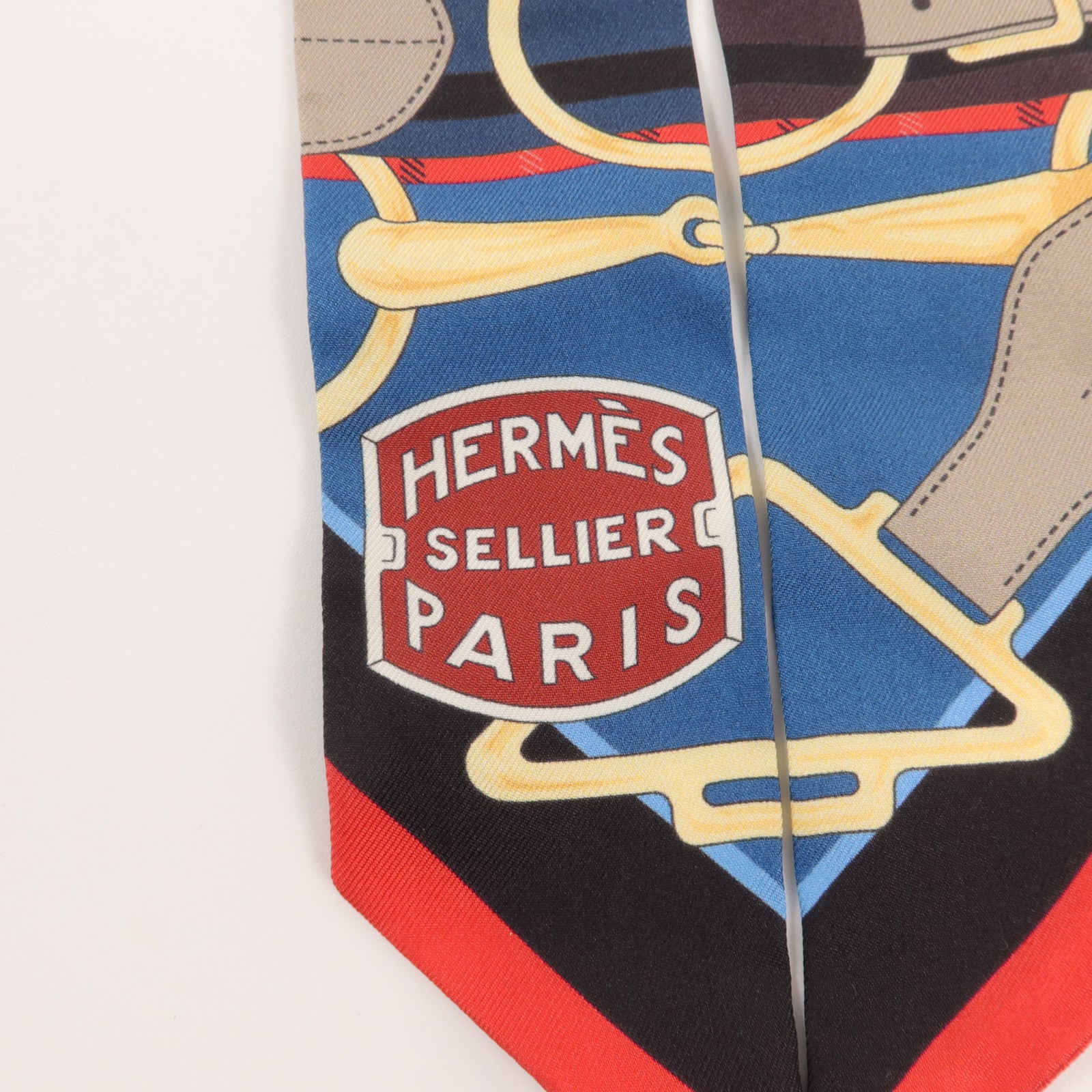 HERMES 絲質Twilly絲巾