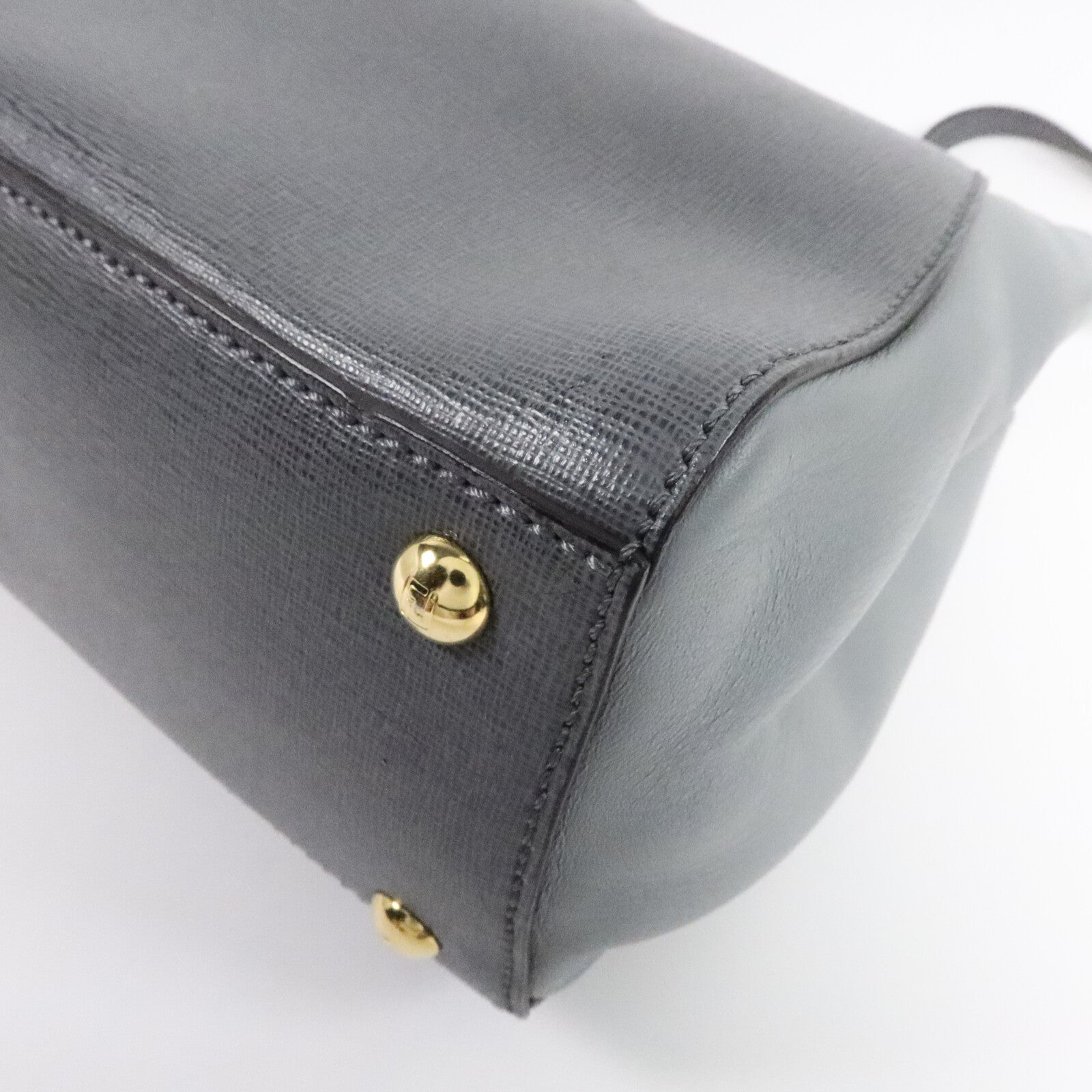 FENDI 牛皮皮革2 Jours Bag Small手挽肩背兩用袋