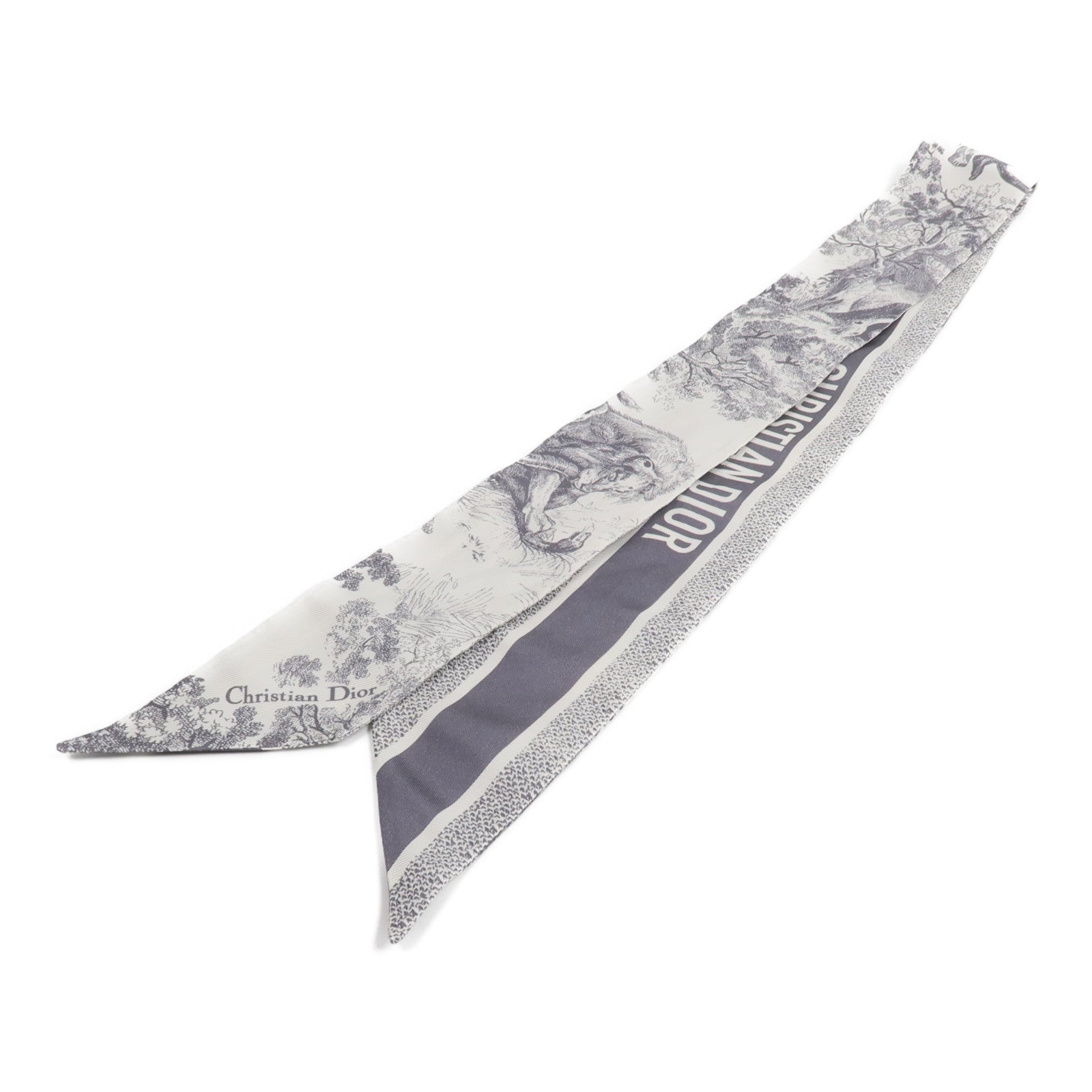 Dior 絲質Toile De Jouy Sauvage Mitzah絲巾