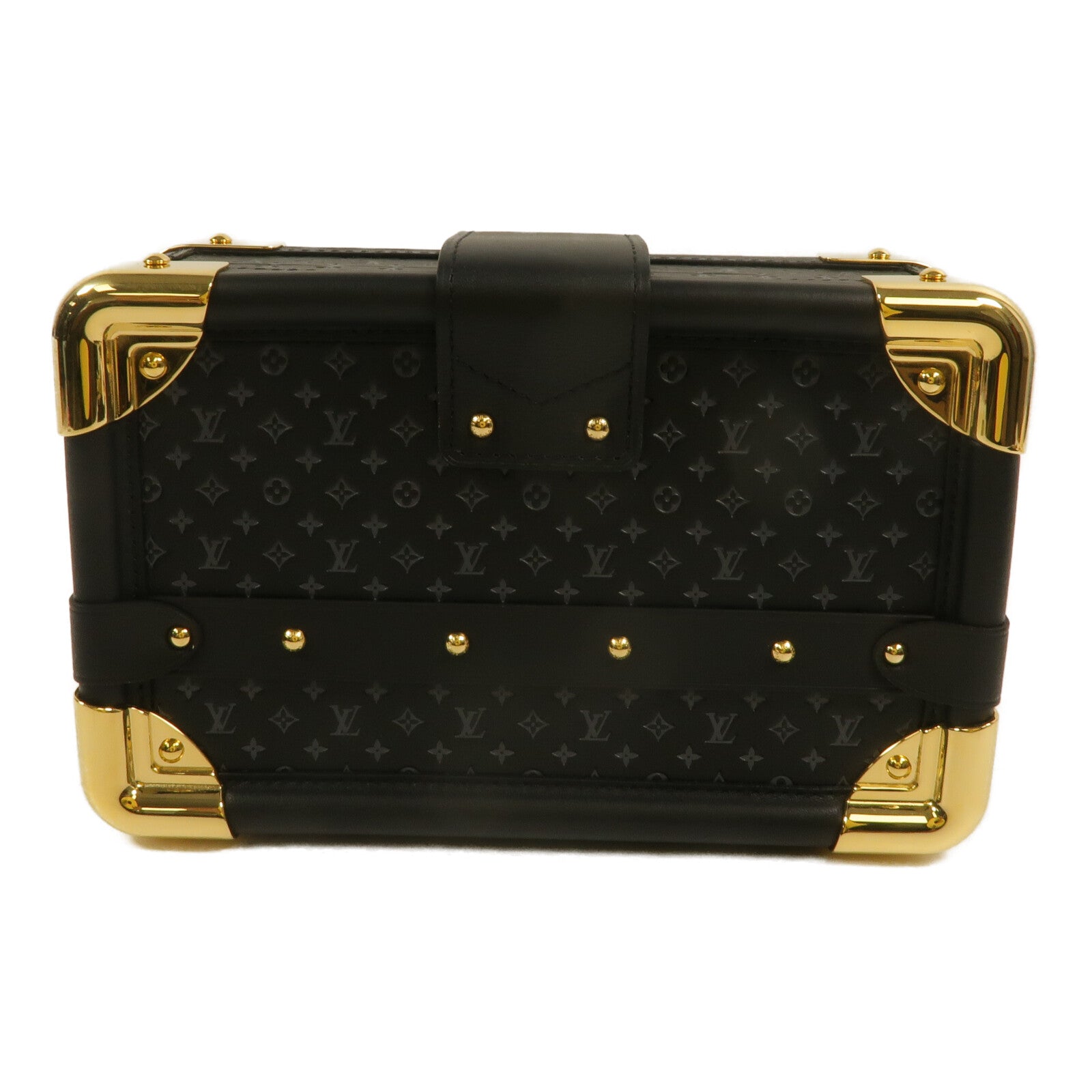 LOUIS VUITTON Monogram Nanogram Petit Malle肩背袋