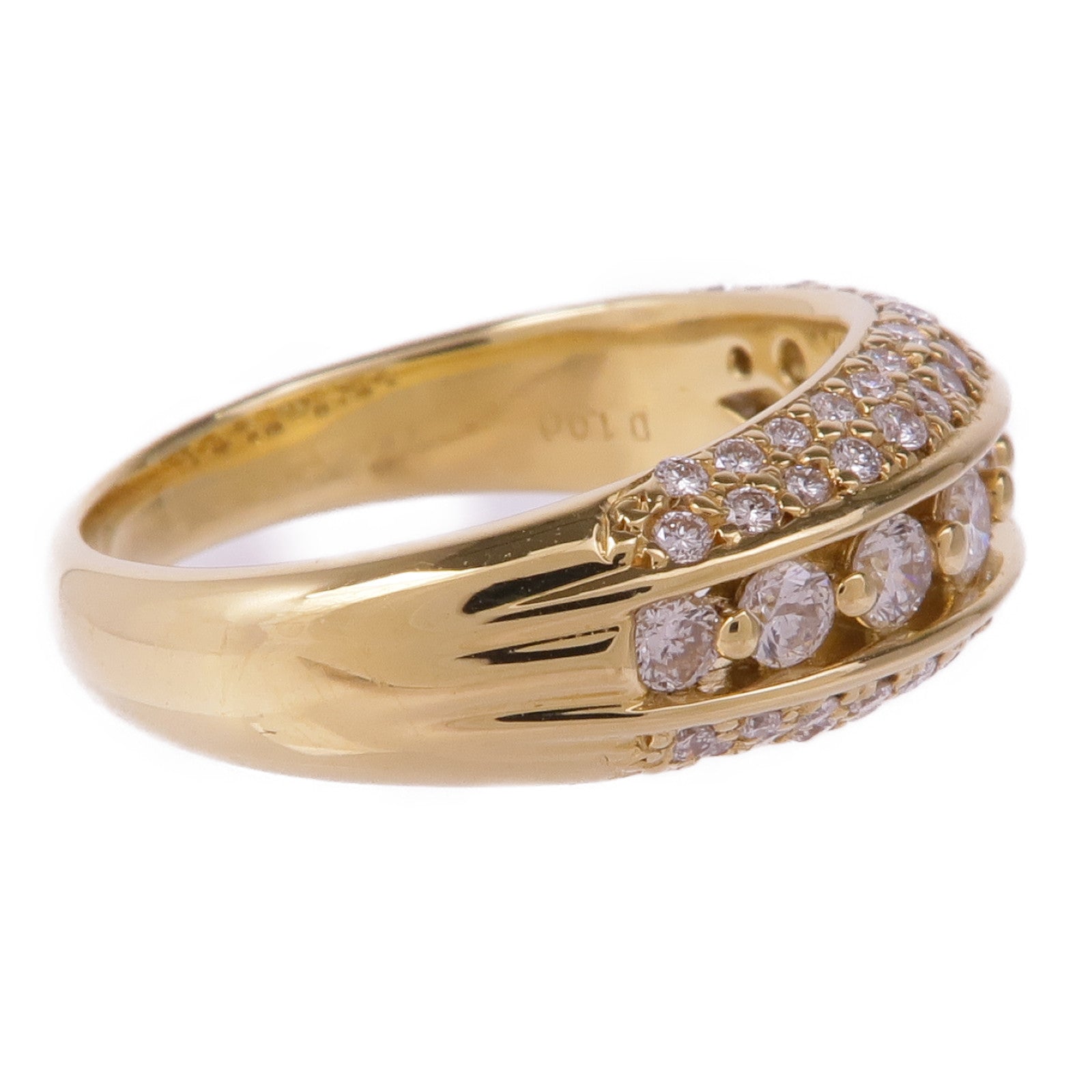 JEWELRY 【激減優惠】18K黃金Diamond Ring鑽石戒指US#6.25