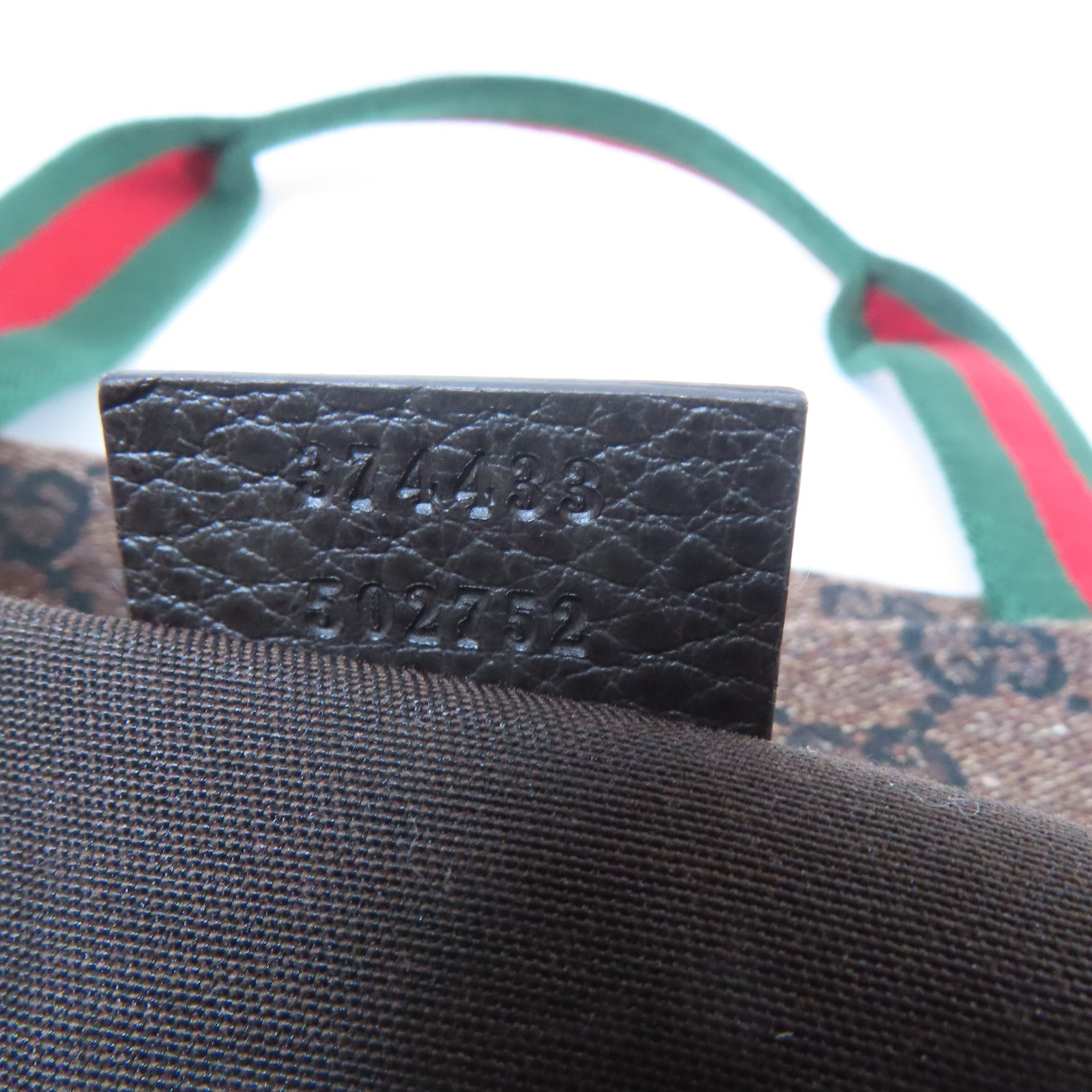 GUCCI 【激減優惠】帆布Tote Bag銀扣手挽袋啡色