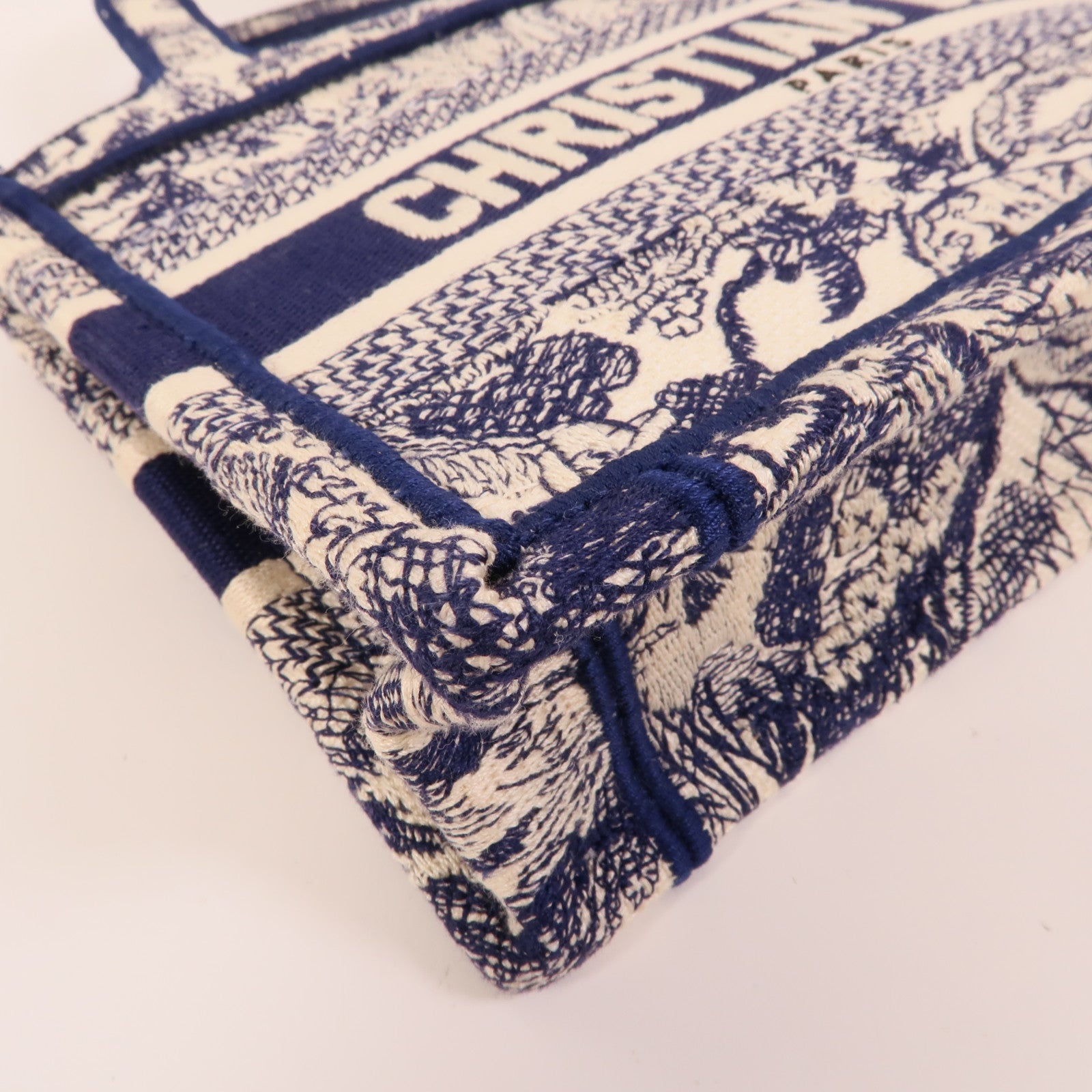 Dior 帆布Mini Dior Book Tote手挽袋