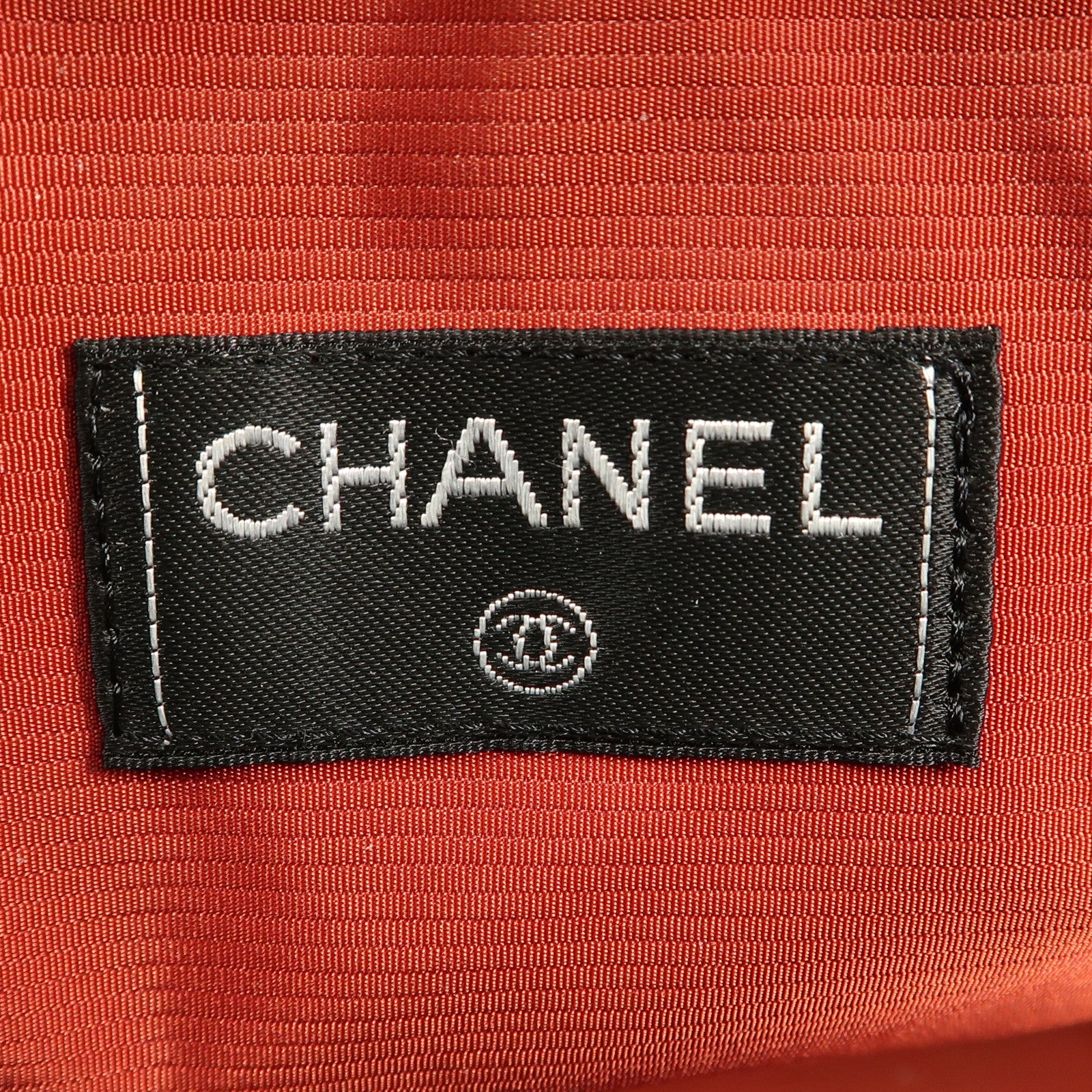 CHANEL 尼龍Travel Line Handbag銀扣手挽袋