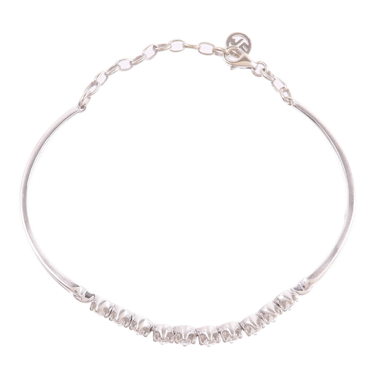 JEWELRY 18K白金Diamond Bracelet鑽石手鏈