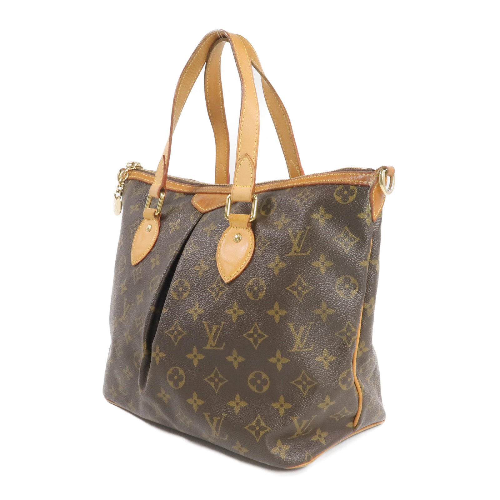 LOUIS VUITTON Monogram Palermo PM金扣手挽肩背兩用袋
