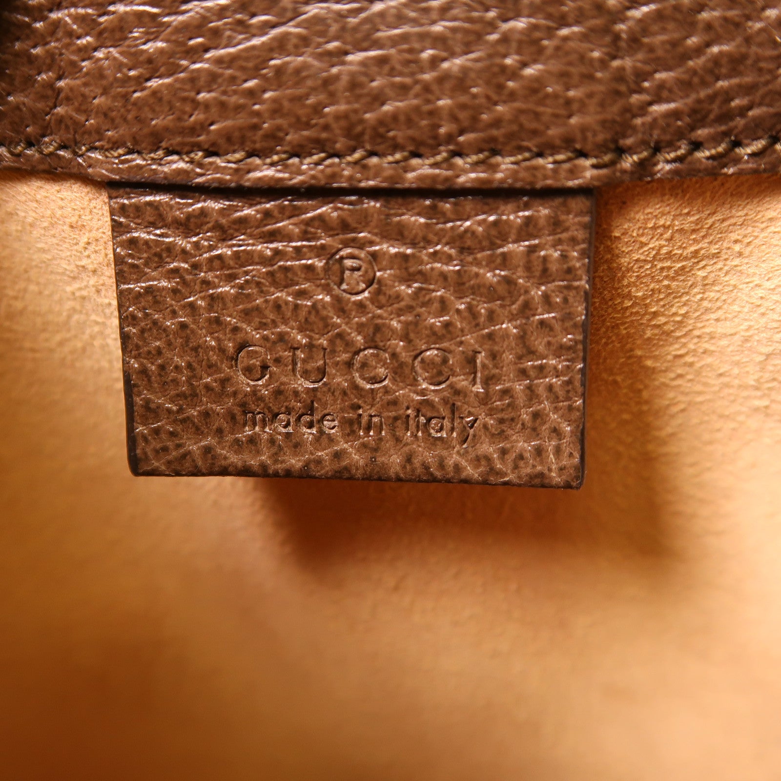 GUCCI 塗層帆布Ophidia Bucket Bag金扣肩背袋