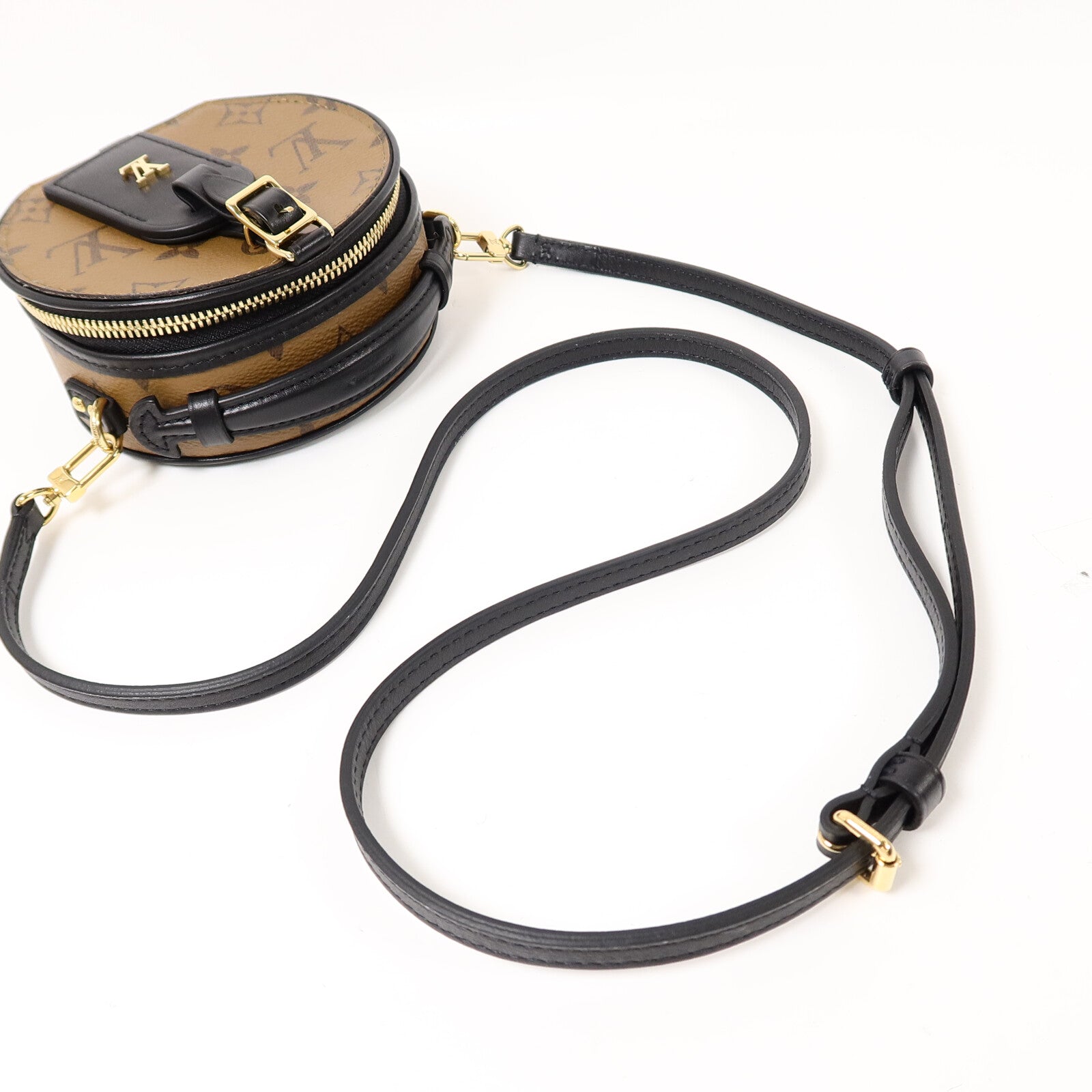LOUIS VUITTON Monogram Reverse Mini Boite手挽肩背兩用袋