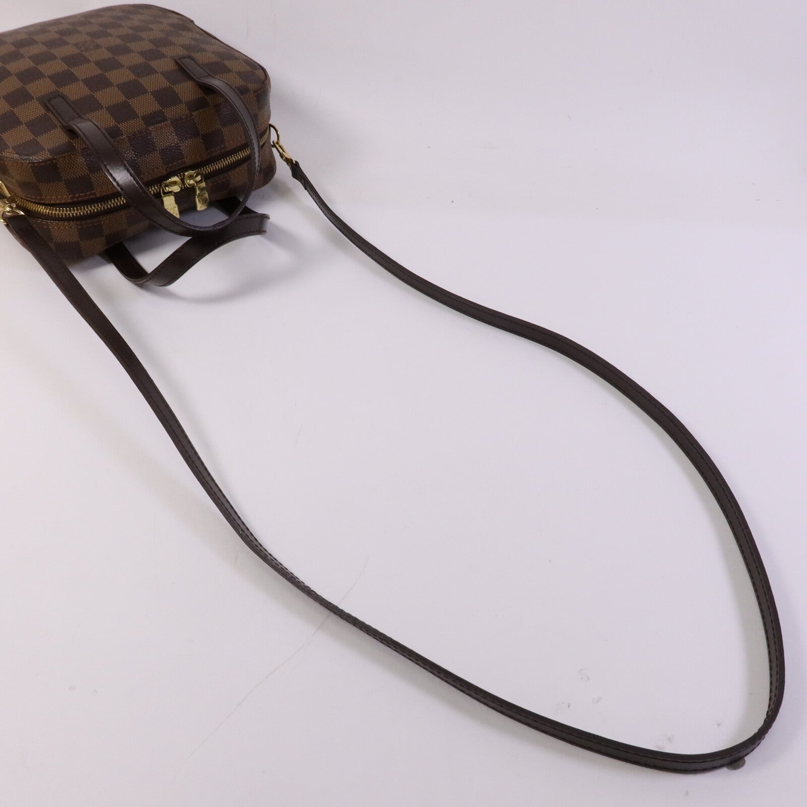 LOUIS VUITTON Damier Spontini金扣手挽肩背兩用袋