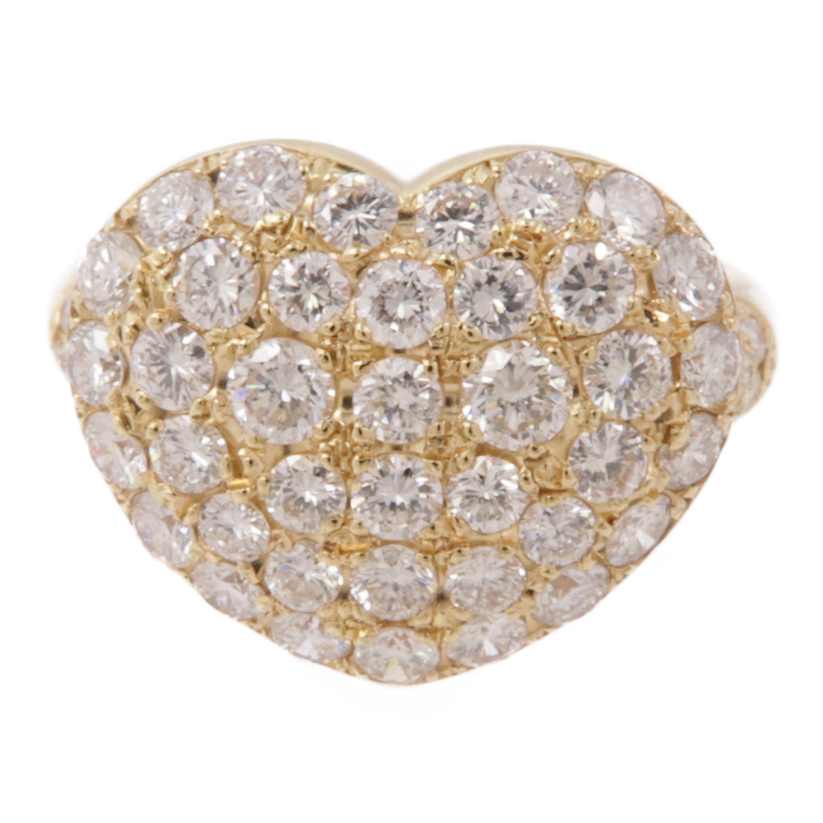 JEWELRY Diamond Ring US#6.5 18K Yellow Gold
