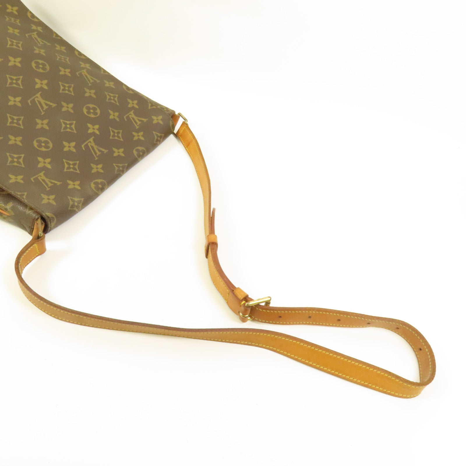 LOUIS VUITTON Monogram Musette金扣肩背袋
