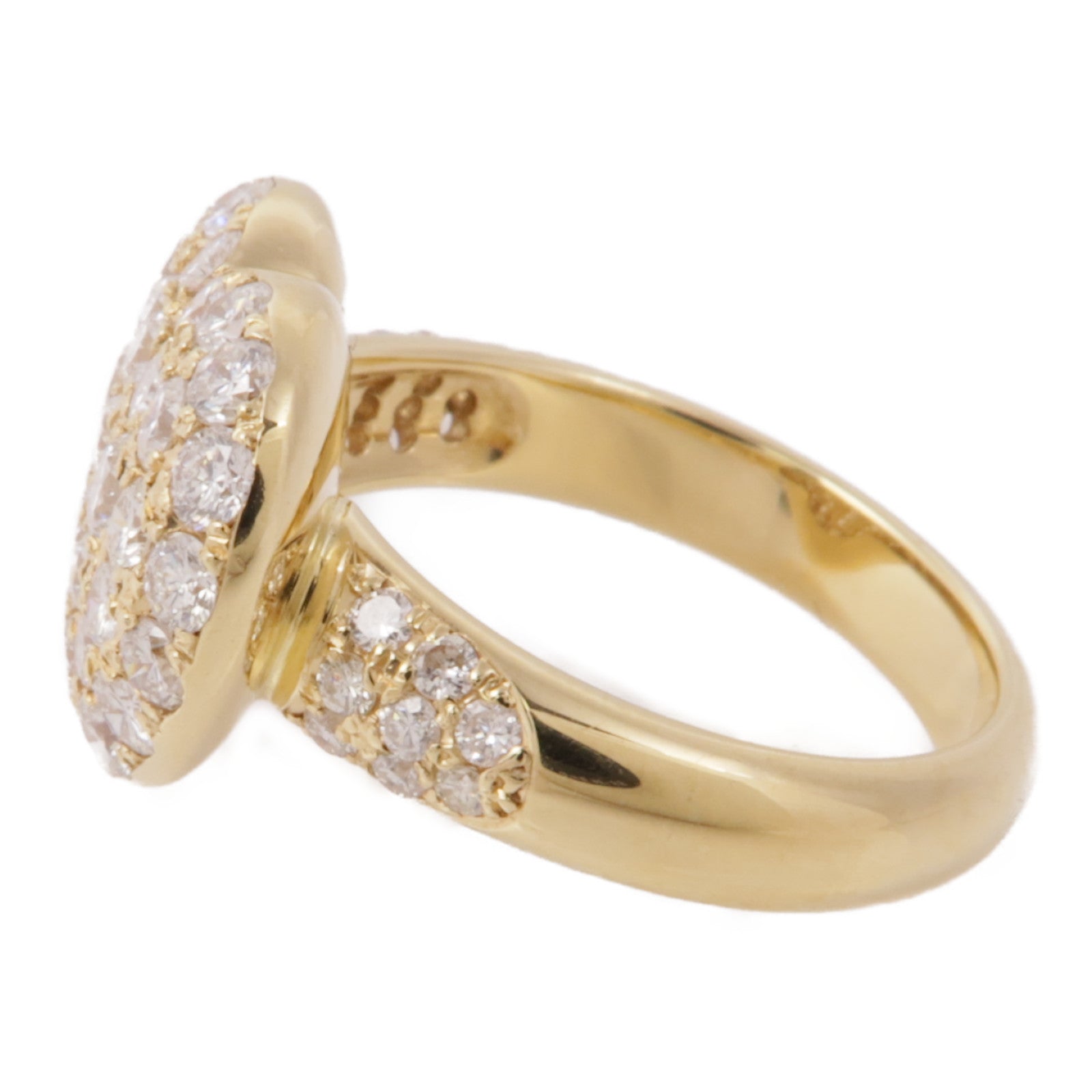 JEWELRY Diamond Ring US#6.5 18K Yellow Gold