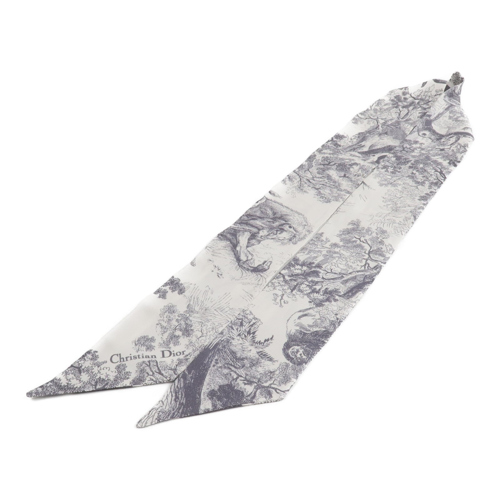 Dior 絲質Toile De Jouy Sauvage Mitzah絲巾