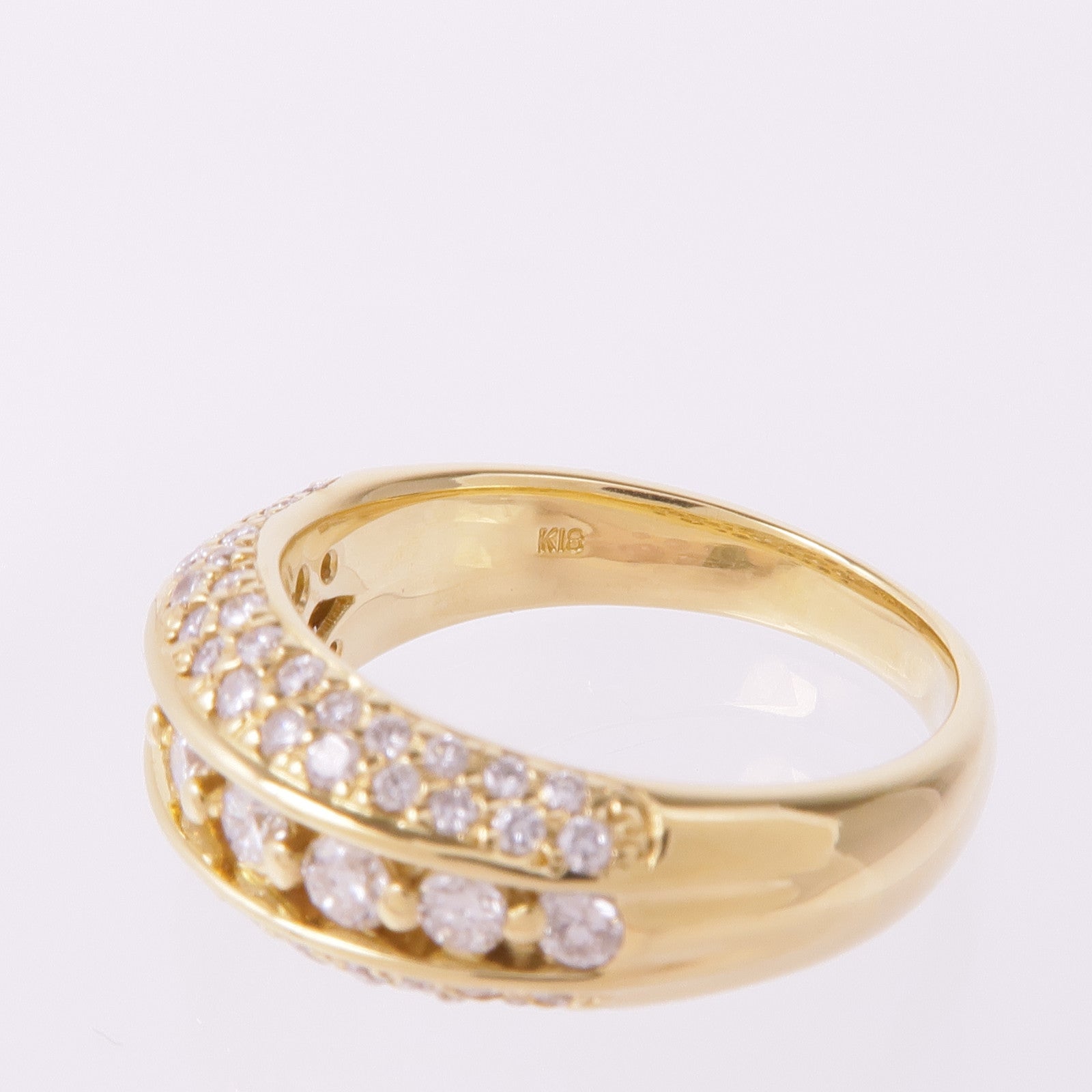JEWELRY 【激減優惠】18K黃金Diamond Ring鑽石戒指US#6.25