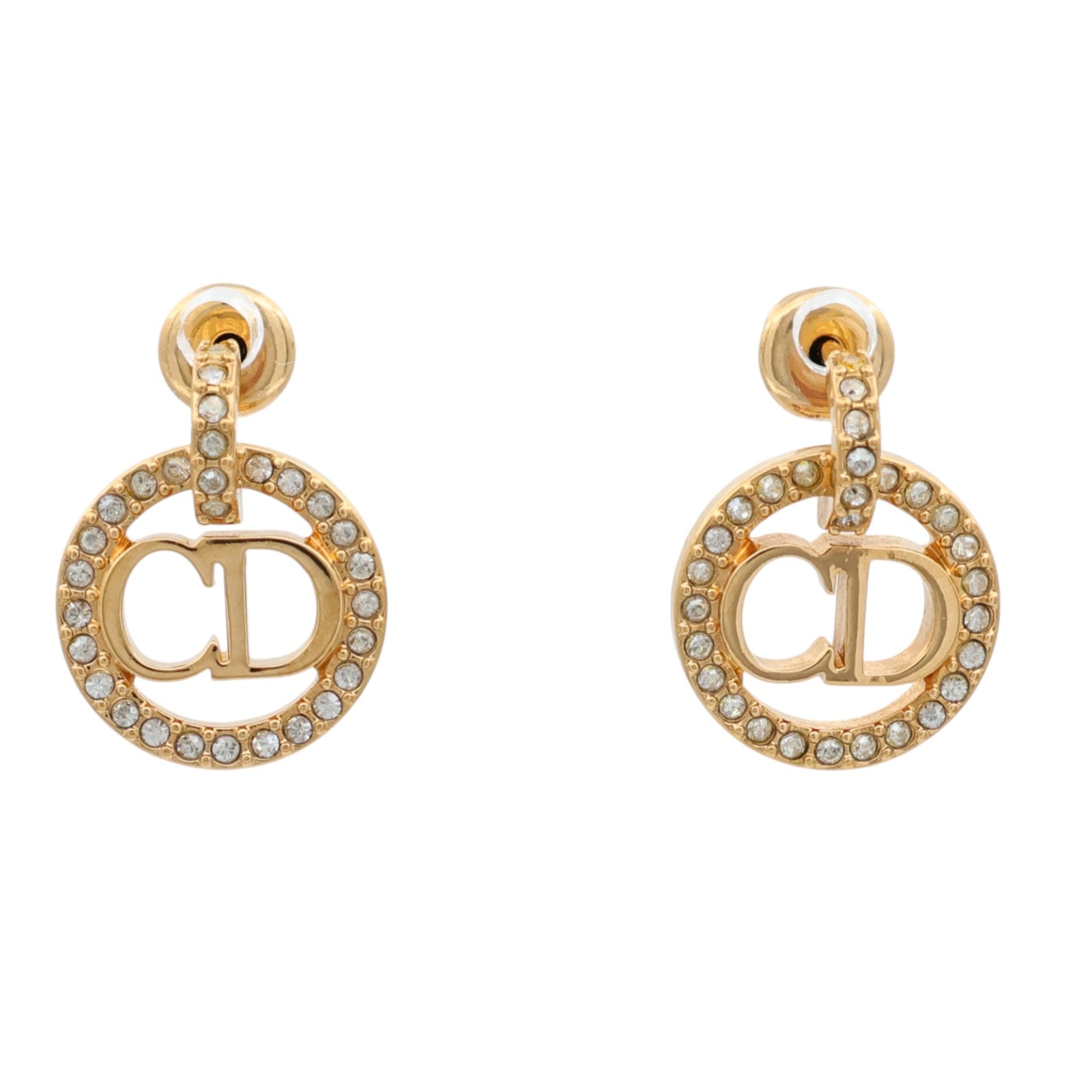 Dior 黄銅Petit CD Earrings耳環