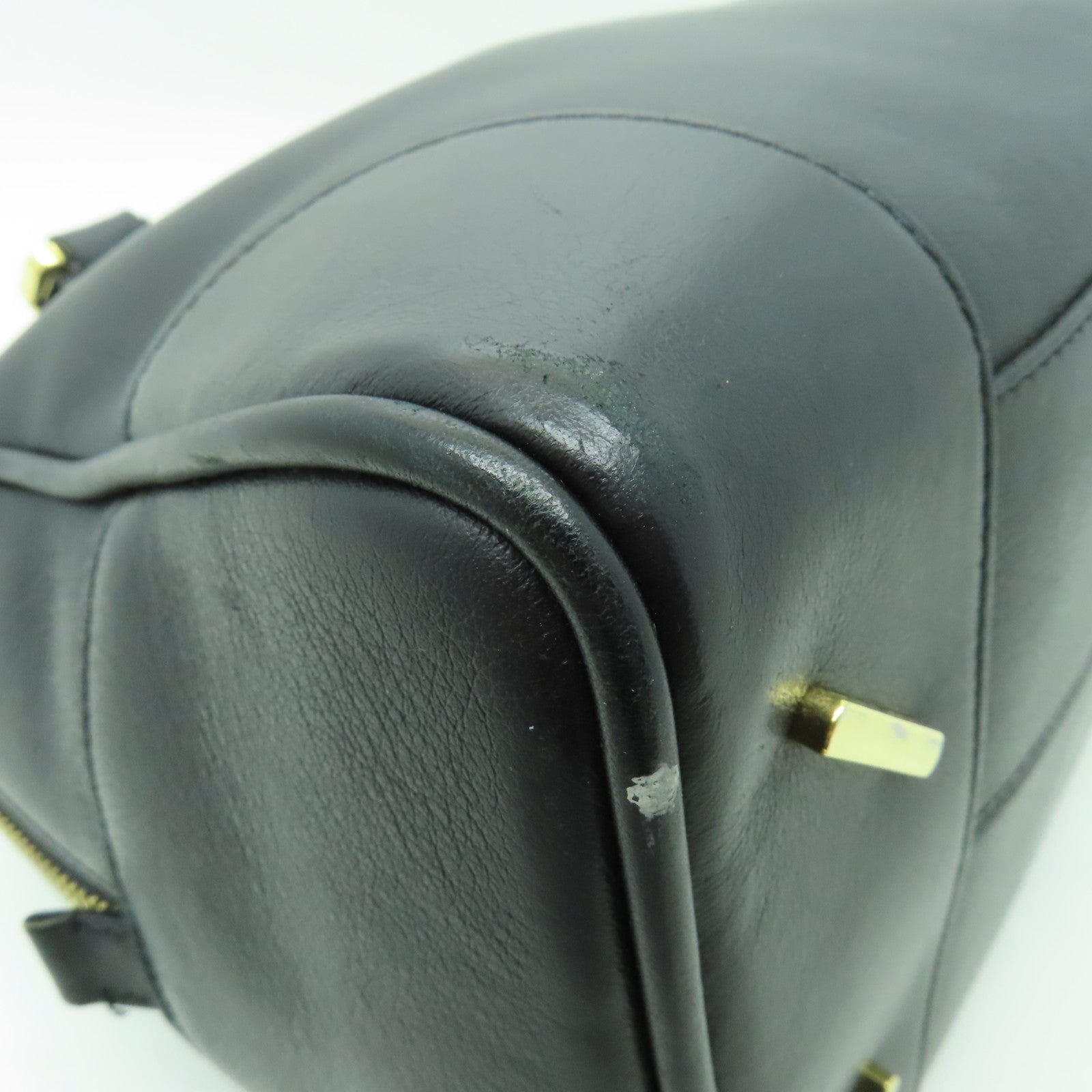 LOEWE 【激減優惠】牛皮皮革Amazona 75金扣手挽肩背兩用袋黑色