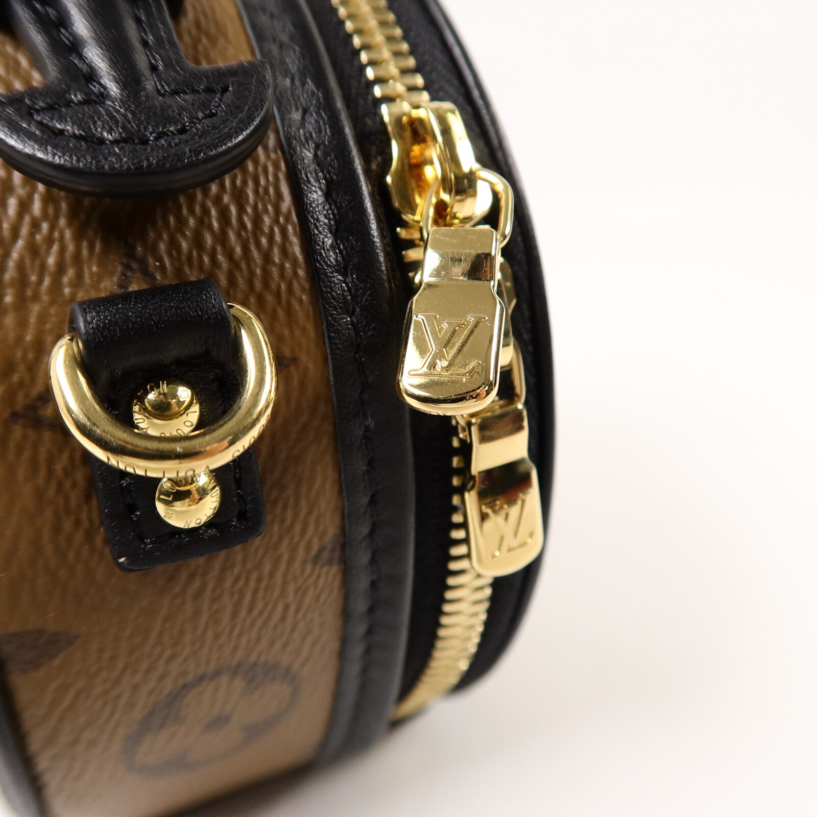 LOUIS VUITTON Monogram Reverse Mini Boite手挽肩背兩用袋
