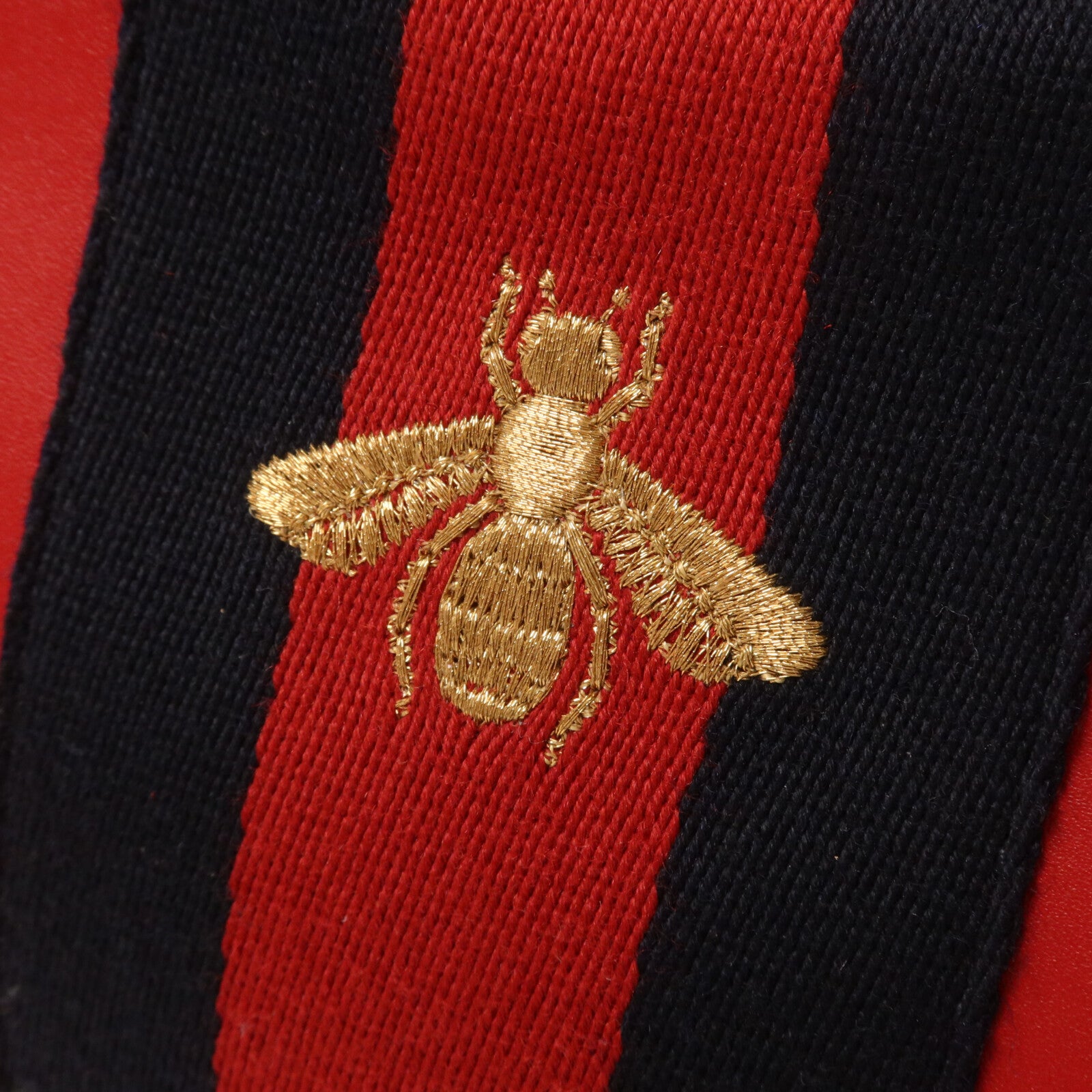 GUCCI 牛皮皮革Web Sherry Line Bee肩背袋