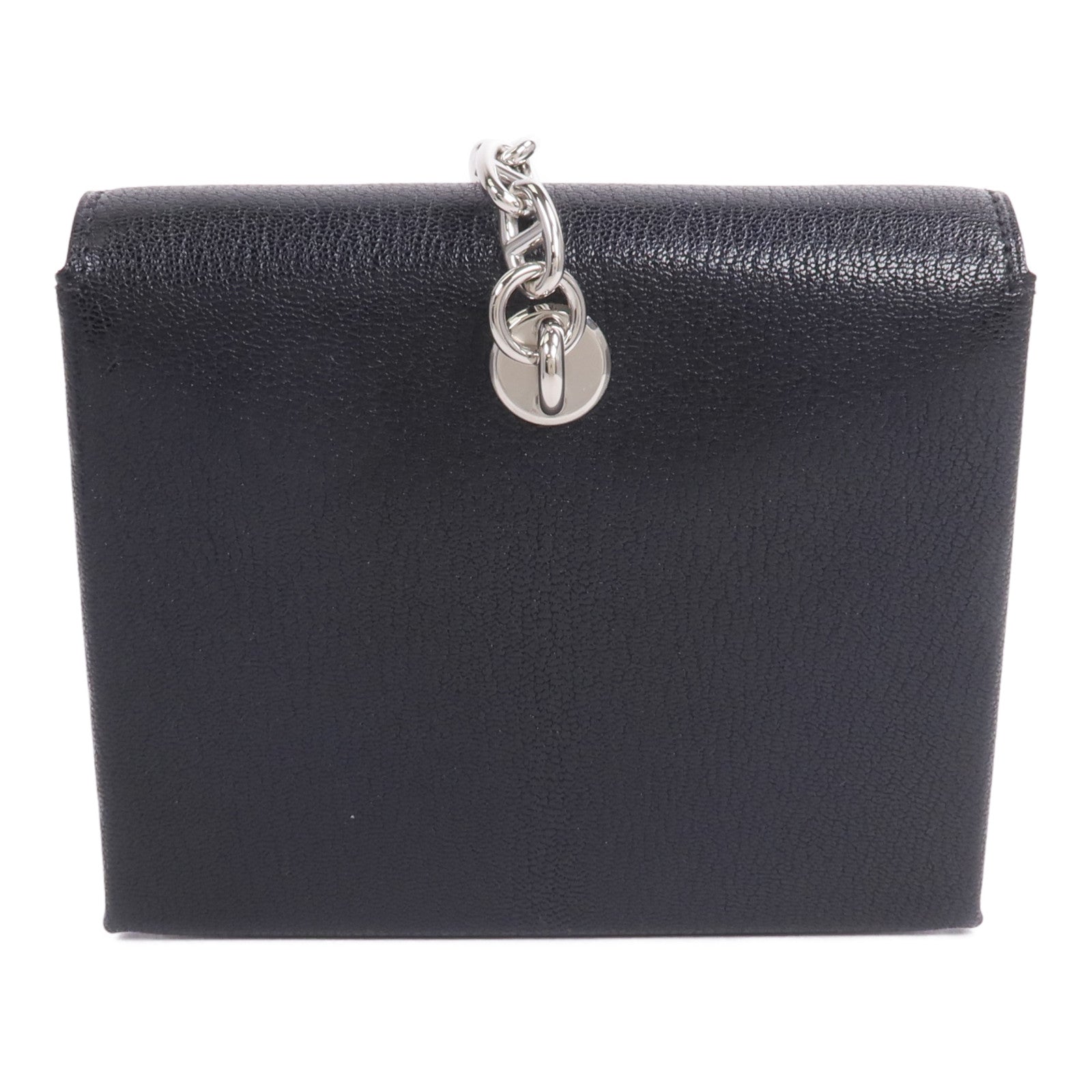 HERMES Chevre皮革Chaine d'Ancre To Go Wallet錢包Noir