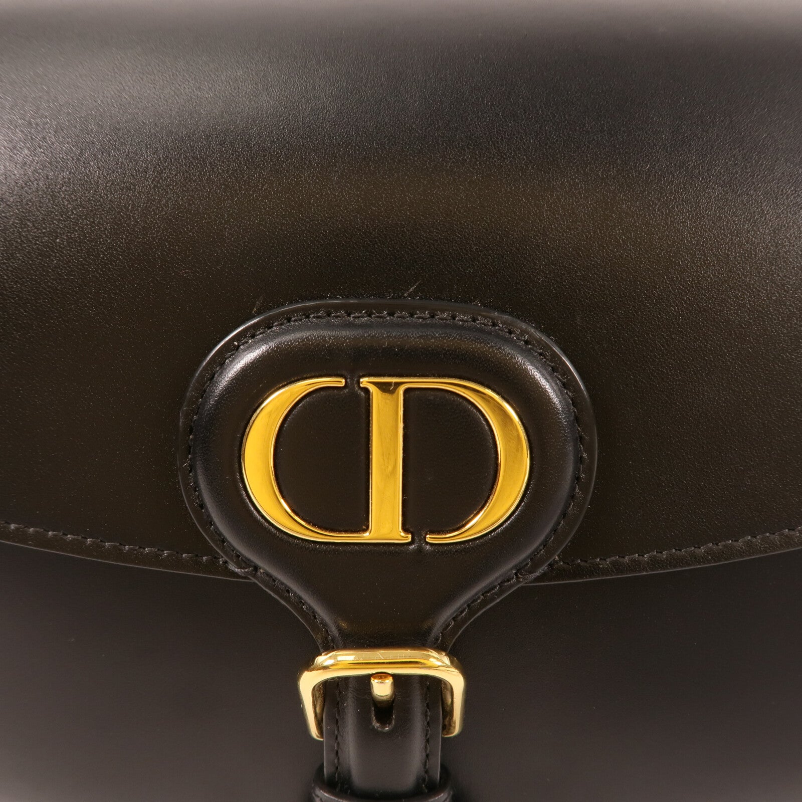Dior 【激減優惠】牛皮皮革Bobby Medium金扣肩背袋